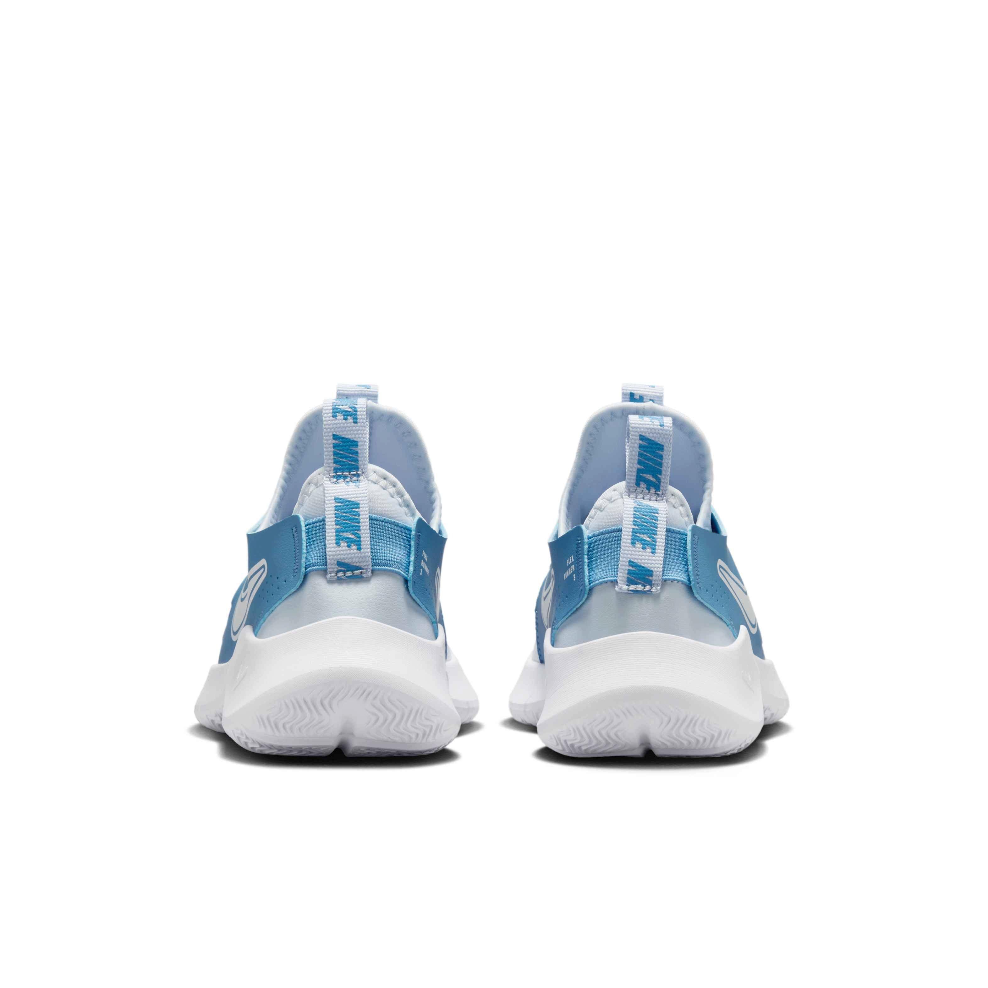 Nike Flex Runner 3 "Blue Tint/Blue Beyond/White" Grade School Boys' Running Shoe - BLUE/BLUE/WHITE Thumbnail View 5