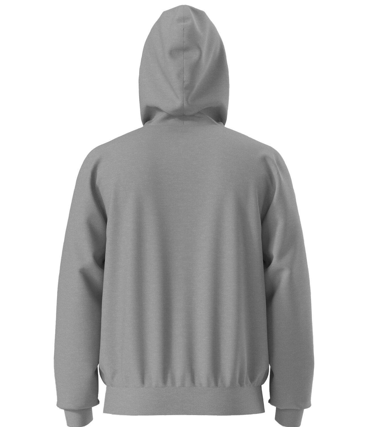 The North Face Men's Evolution Half Dome Regular Sweatshirt Hoodie -Grey - GREY Thumbnail View 2