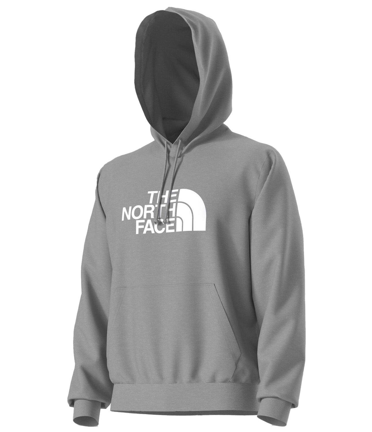 The North Face Men's Evolution Half Dome Regular Sweatshirt Hoodie - Grey - GREY Thumbnail View 3