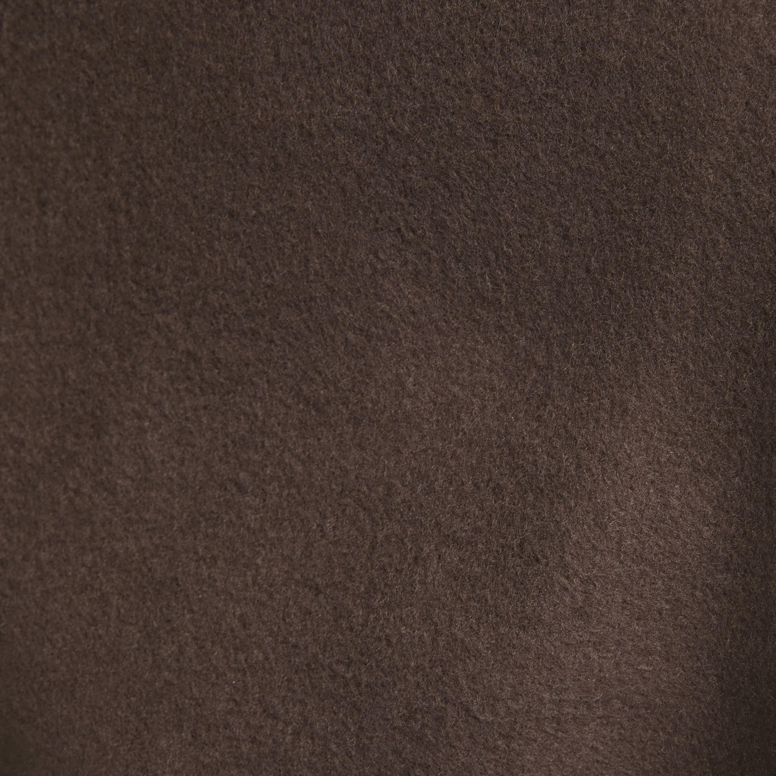 Nike Women's Sportswear Phoenix Fleece Oversized 1/4-Zip Cropped Sweatshirt - BROWN Thumbnail View 5