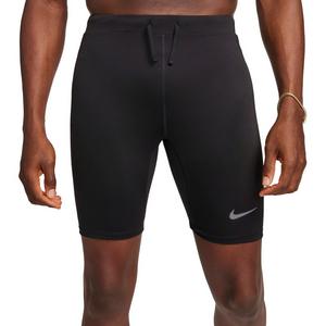 Nike Men's Fast Dri-FIT Brief-Lined Running 1/2-Length Tights - Black