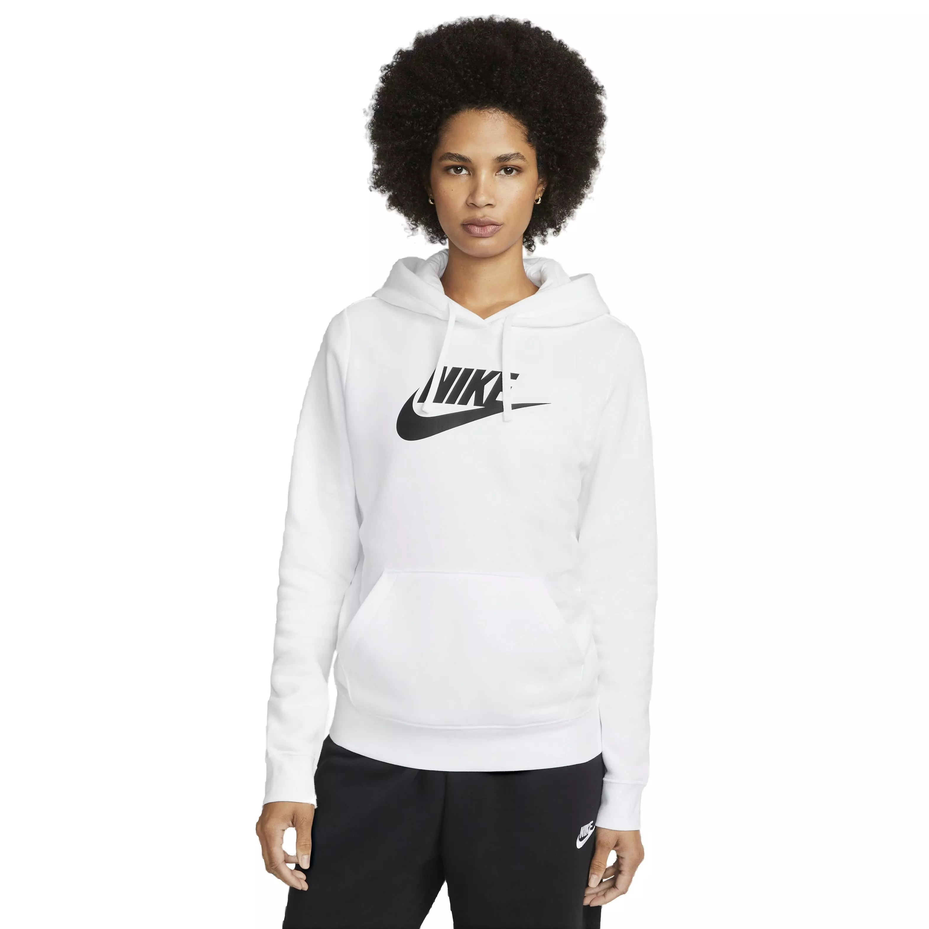 Nike Women's Sportswear Club Fleece Graphic Standard Pullover Hoodie - PINK