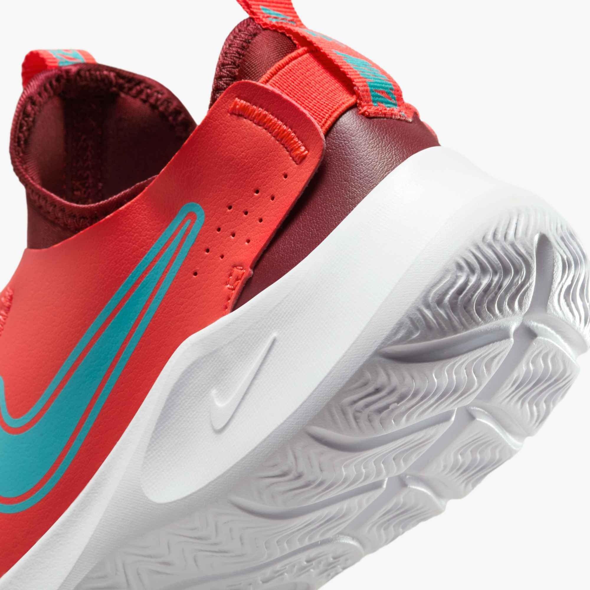 Nike Flex Runner 3 "Light Crimson/Dark Team Red/White/Dusty Cactus" Grade School Boys' Running Shoe - LT CRIMSON/DK RED/TURQUOISE Thumbnail View 7
