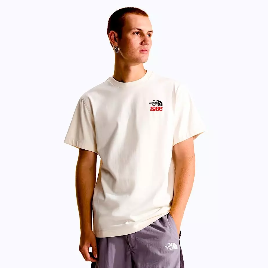 The North Face Men's 1996 Motion Relaxed Short Sleeve Graphic Tee - White - WHITE