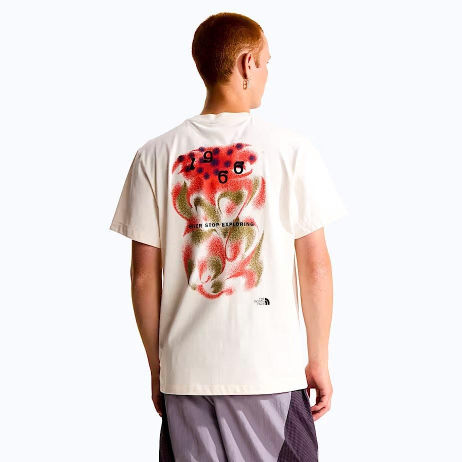 The North Face Men's 1996 Motion Relaxed Short Sleeve Graphic Tee - White - WHITE Thumbnail View 2