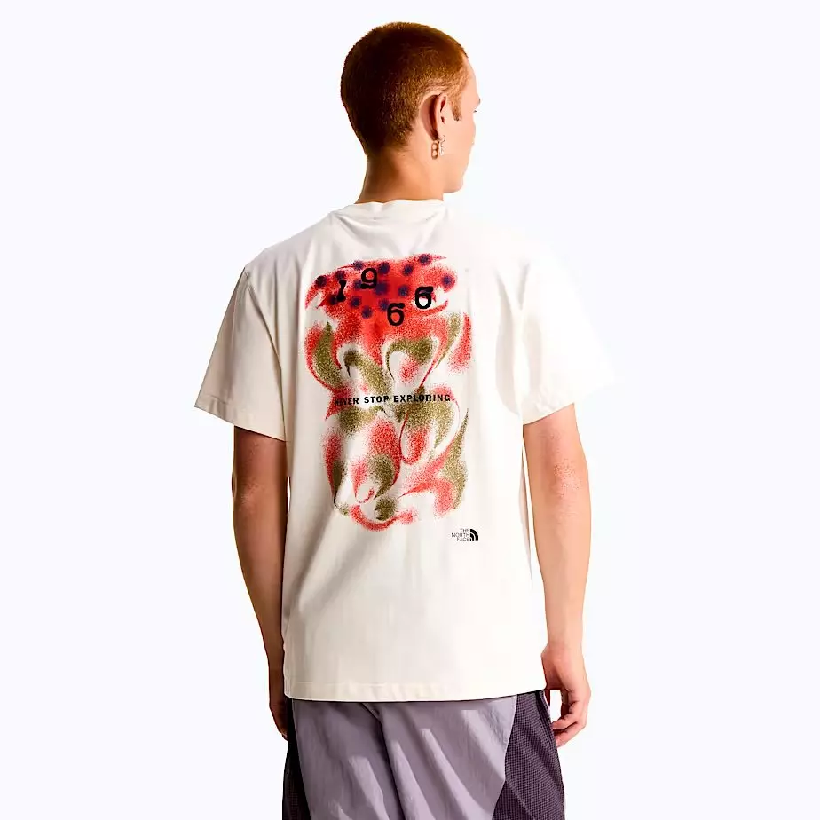 The North Face Men's 1996 Motion Relaxed Short Sleeve Graphic Tee - White - WHITE