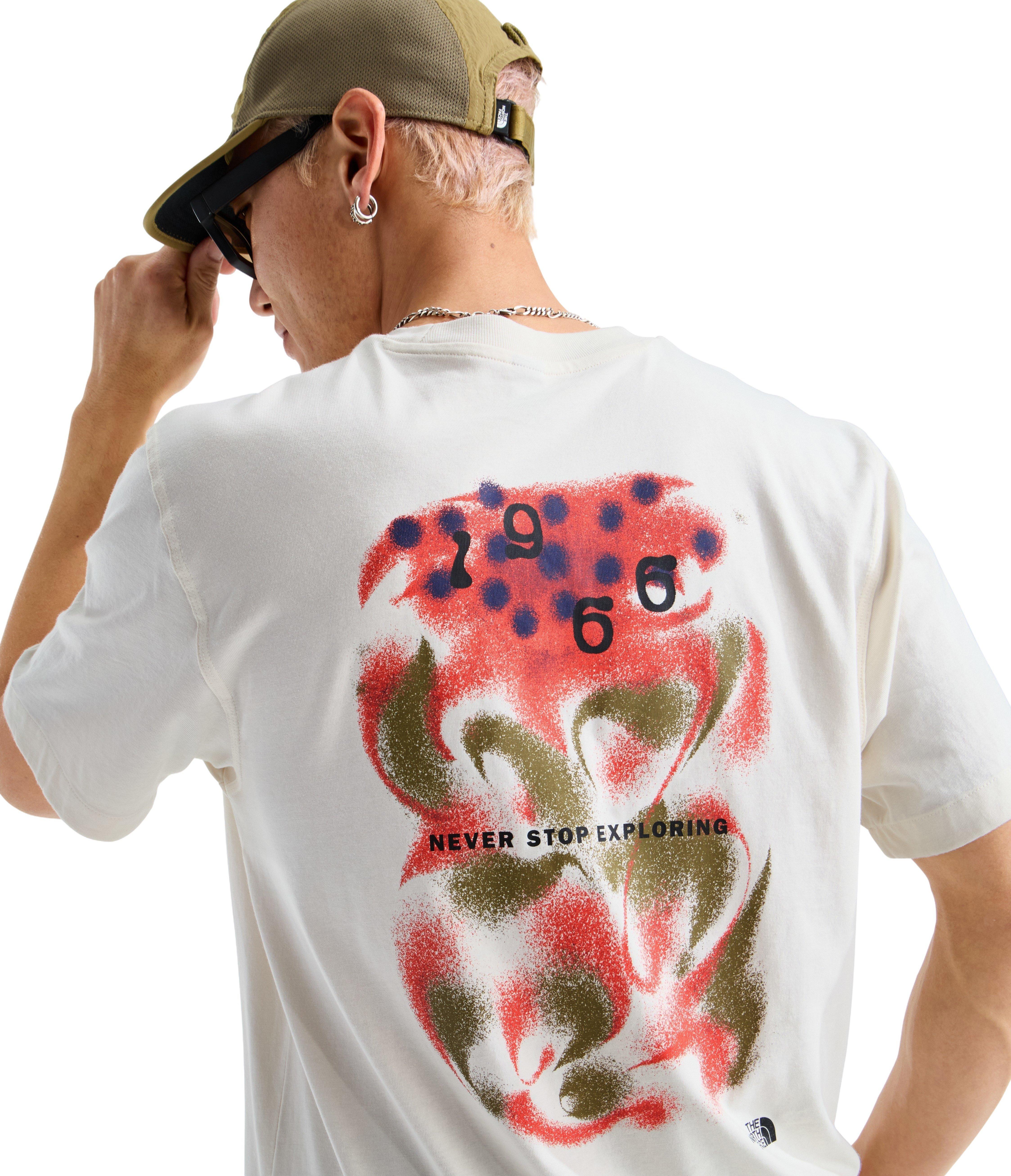 The North Face Men's 1996 Motion Relaxed Short Sleeve Graphic Tee -White - WHITE Thumbnail View 4