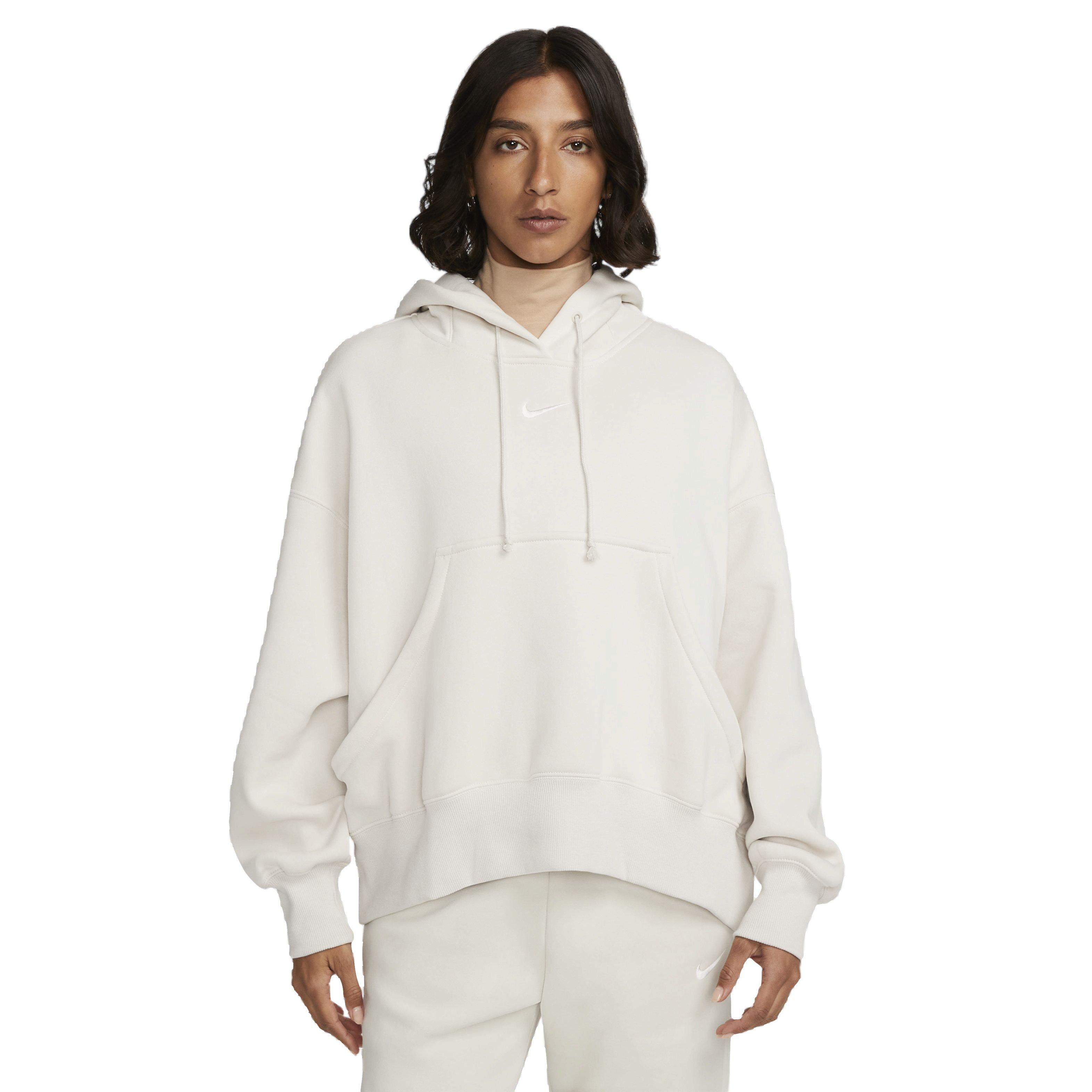 Nike Women's Sportswear Phoenix Fleece Over-Oversized Pullover Hoodie - BROWN Thumbnail View 1