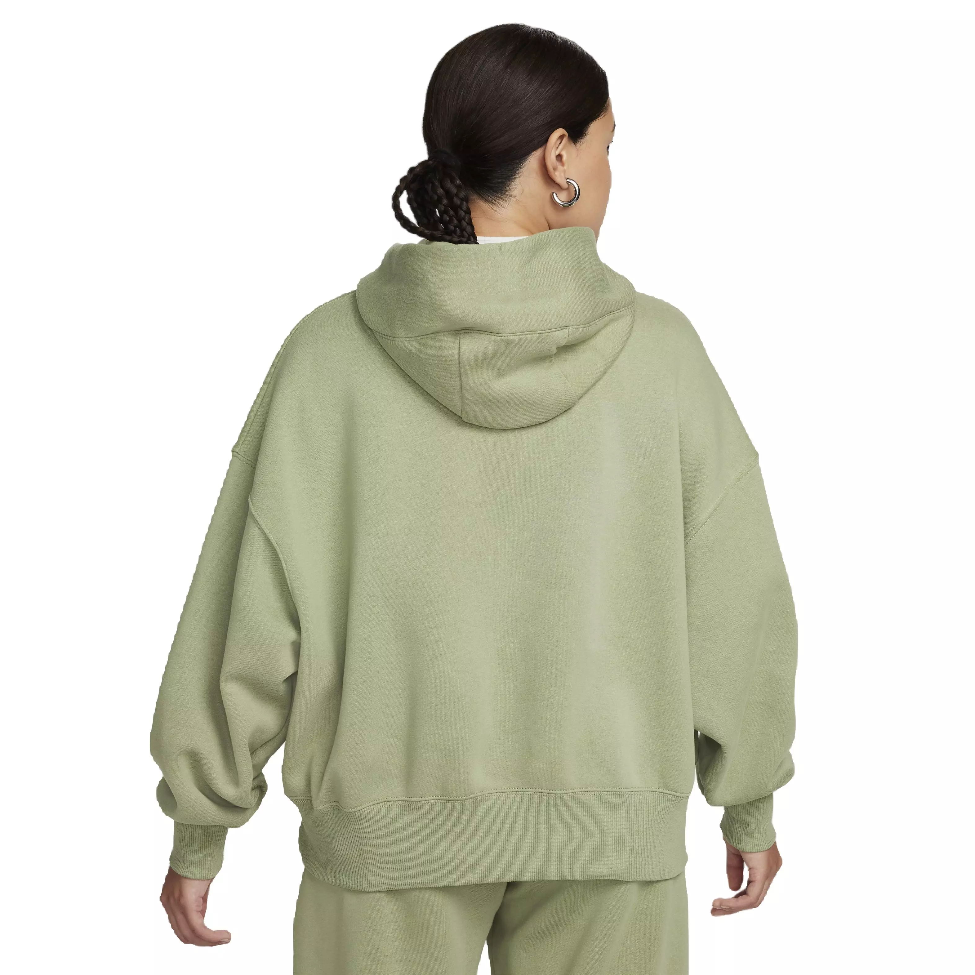 Nike Women's Sportswear Phoenix Fleece Over-Oversized Pullover Hoodie - GREEN