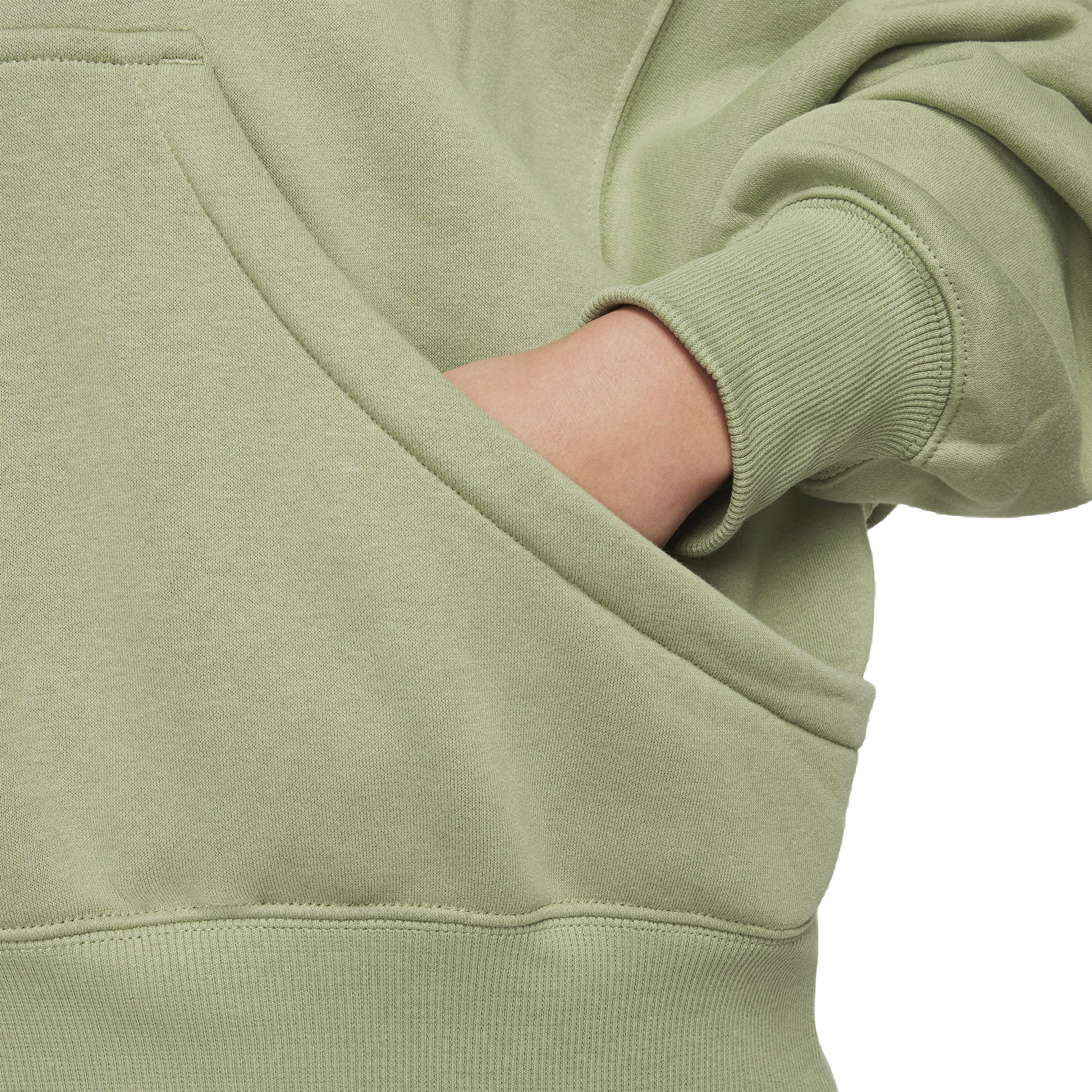 Nike Women's Sportswear Phoenix Fleece Over-Oversized Pullover Hoodie - GREEN Thumbnail View 5