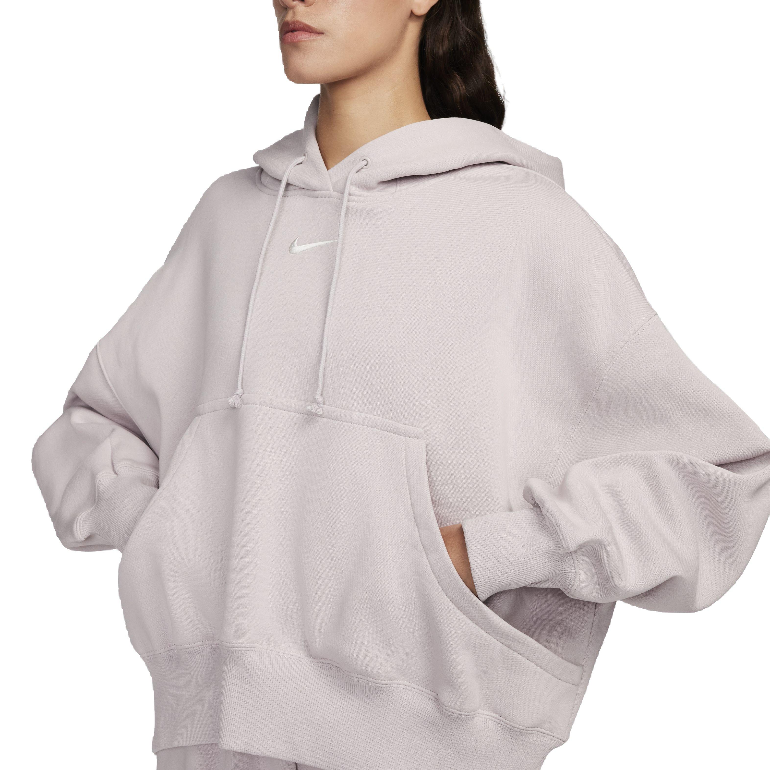 Nike Women's Sportswear Phoenix Fleece Over-Oversized Pullover Hoodie - PURPLE Thumbnail View 6
