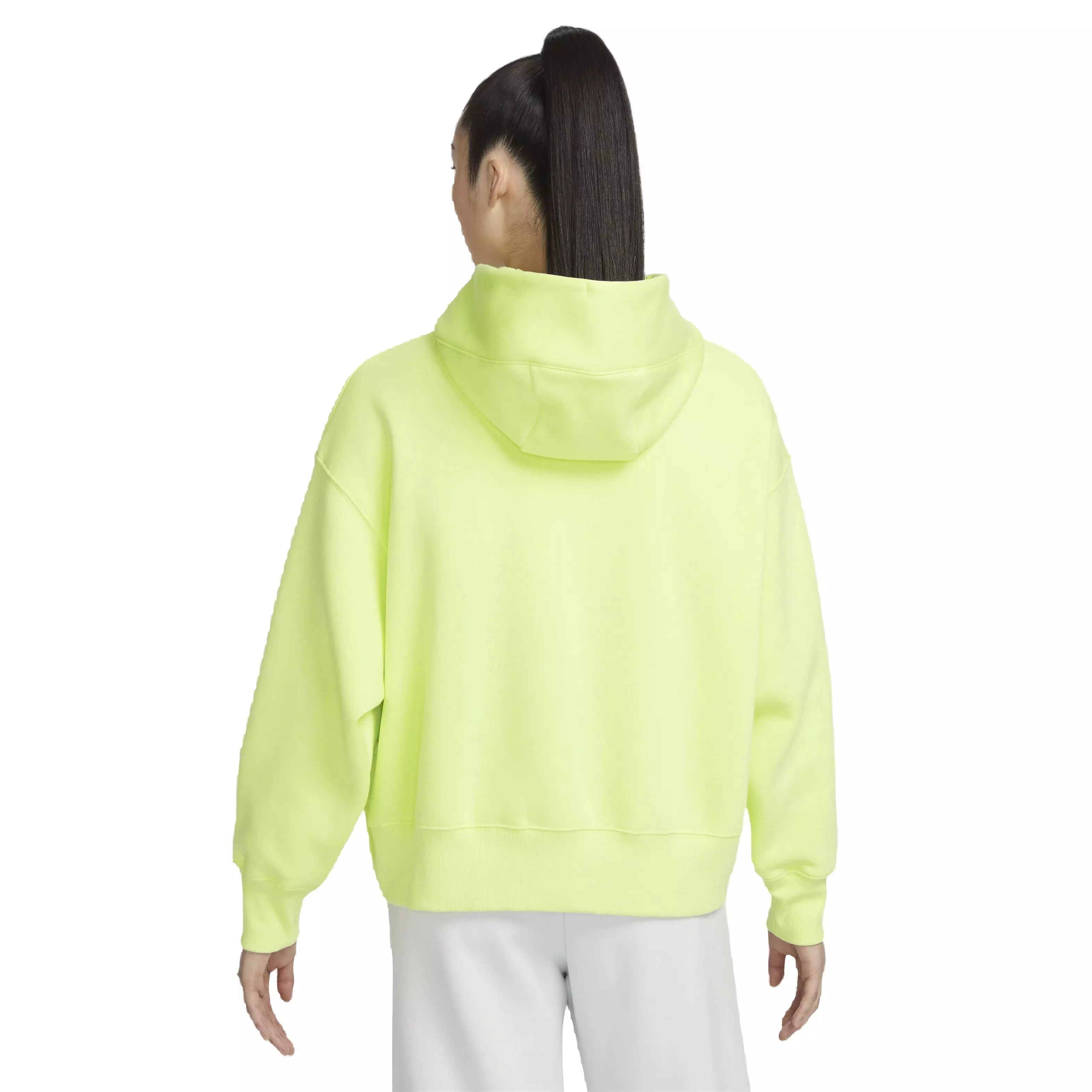 Nike Women's Sportswear Phoenix Fleece Over-Oversized Pullover Hoodie - YELLOW