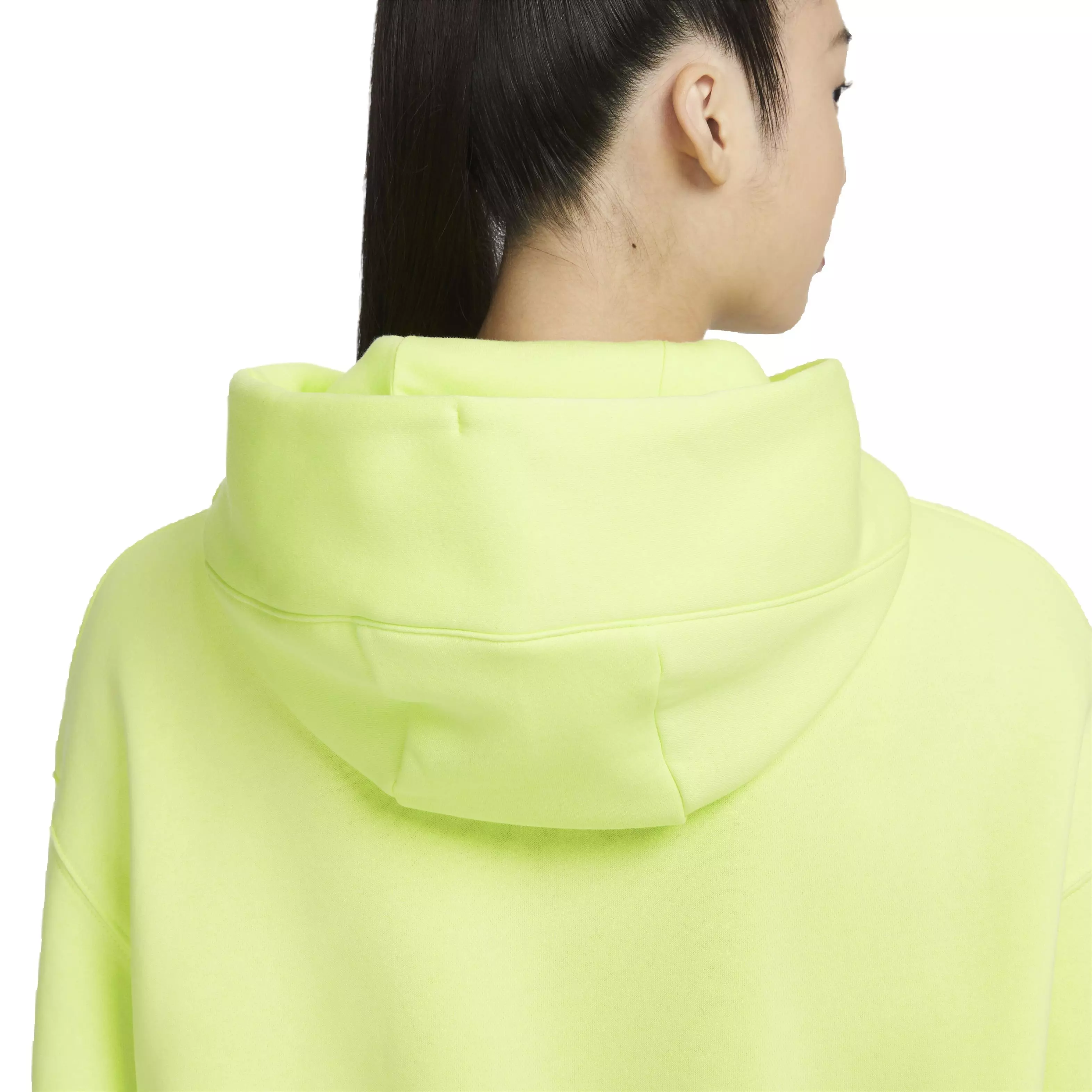 Nike Women's Sportswear Phoenix Fleece Over-Oversized Pullover Hoodie - YELLOW