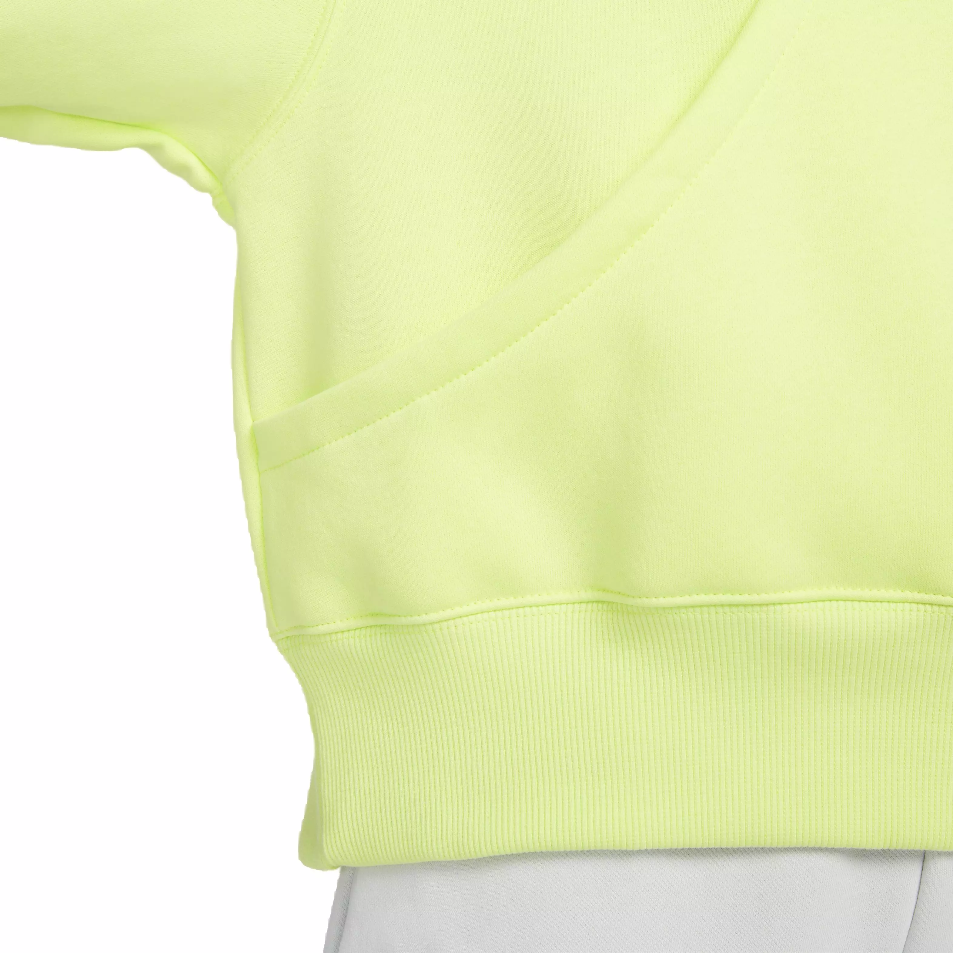 Nike Women's Sportswear Phoenix Fleece Over-Oversized Pullover Hoodie - YELLOW