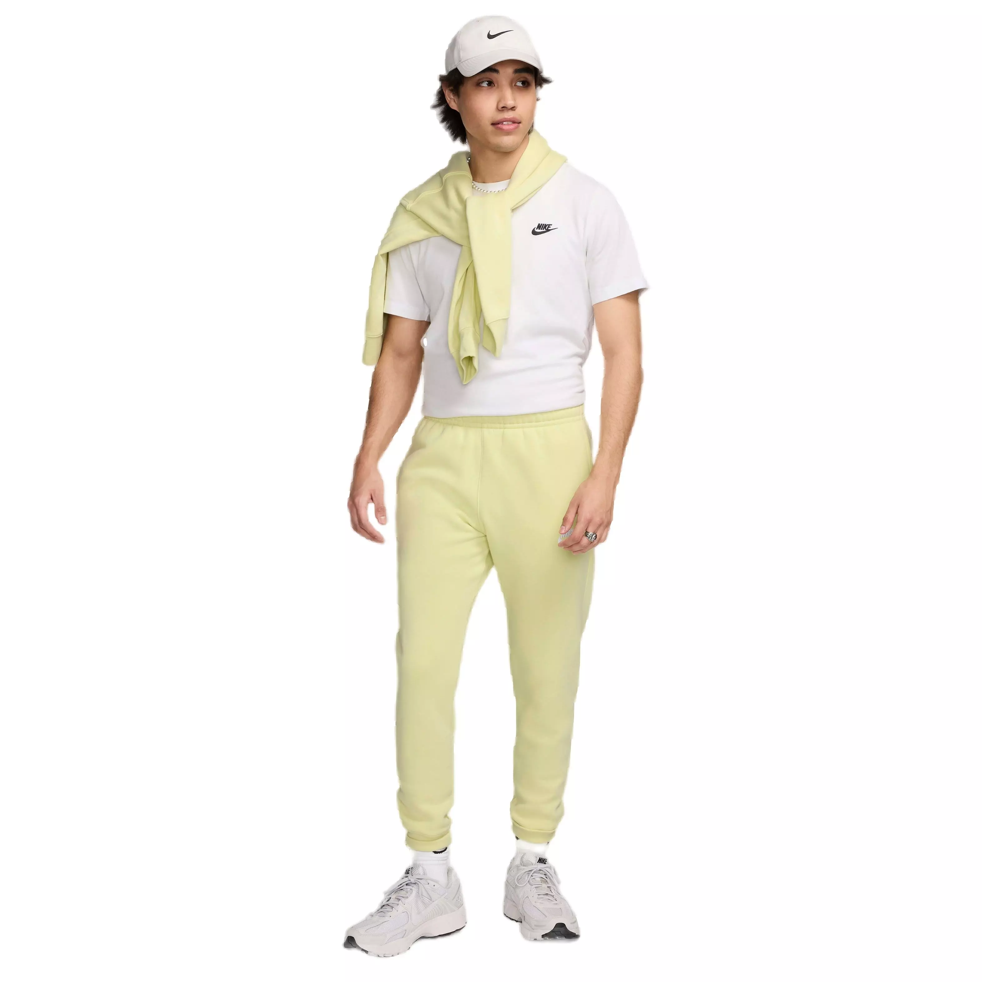 Nike Men's Sportswear Club Fleece Joggers - Lime - LIME