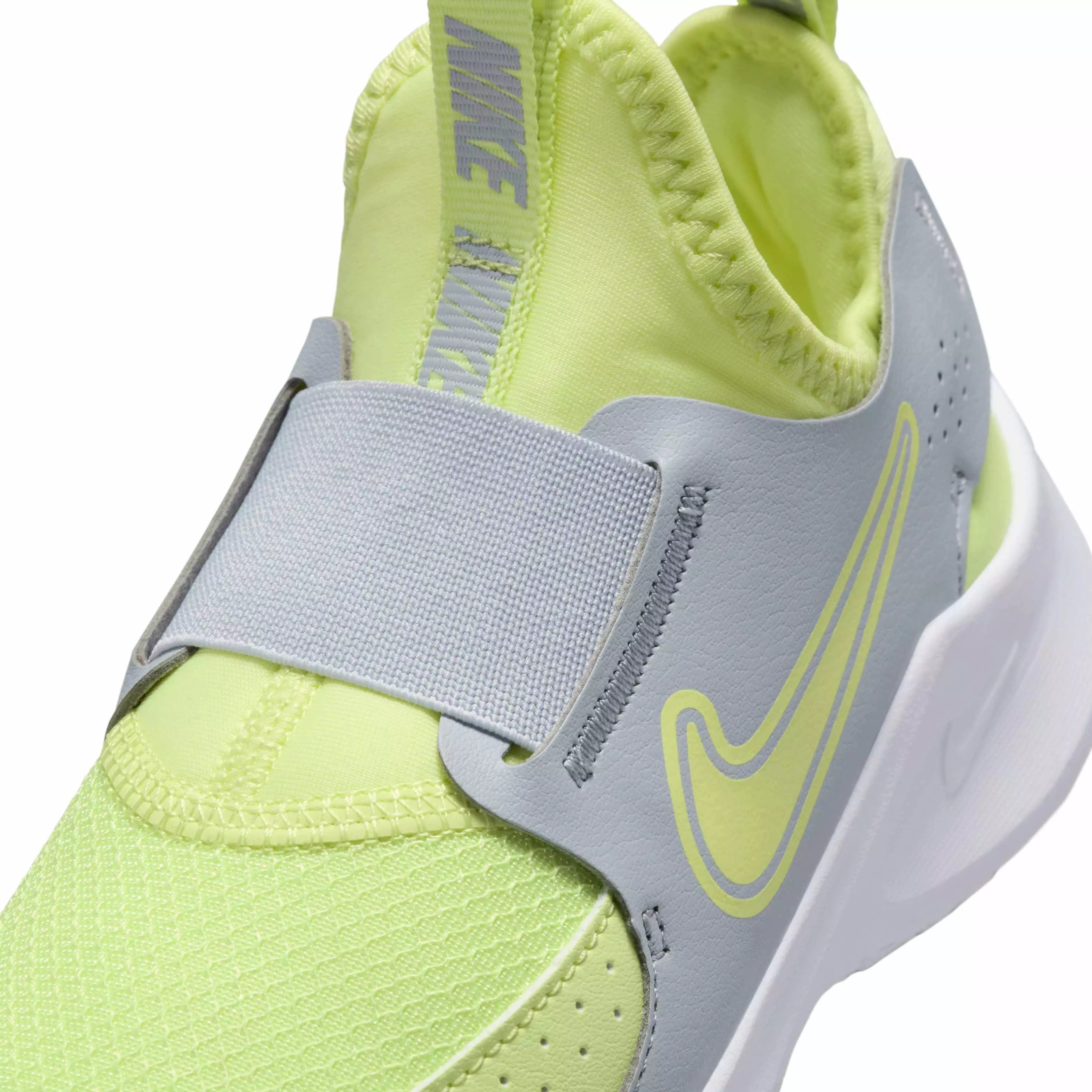 Nike Flex Runner 3 "Summit White/White/Light Lemon Twist" Preschool Boys' Running Shoe - WHITE/WHITE/LT LEMON