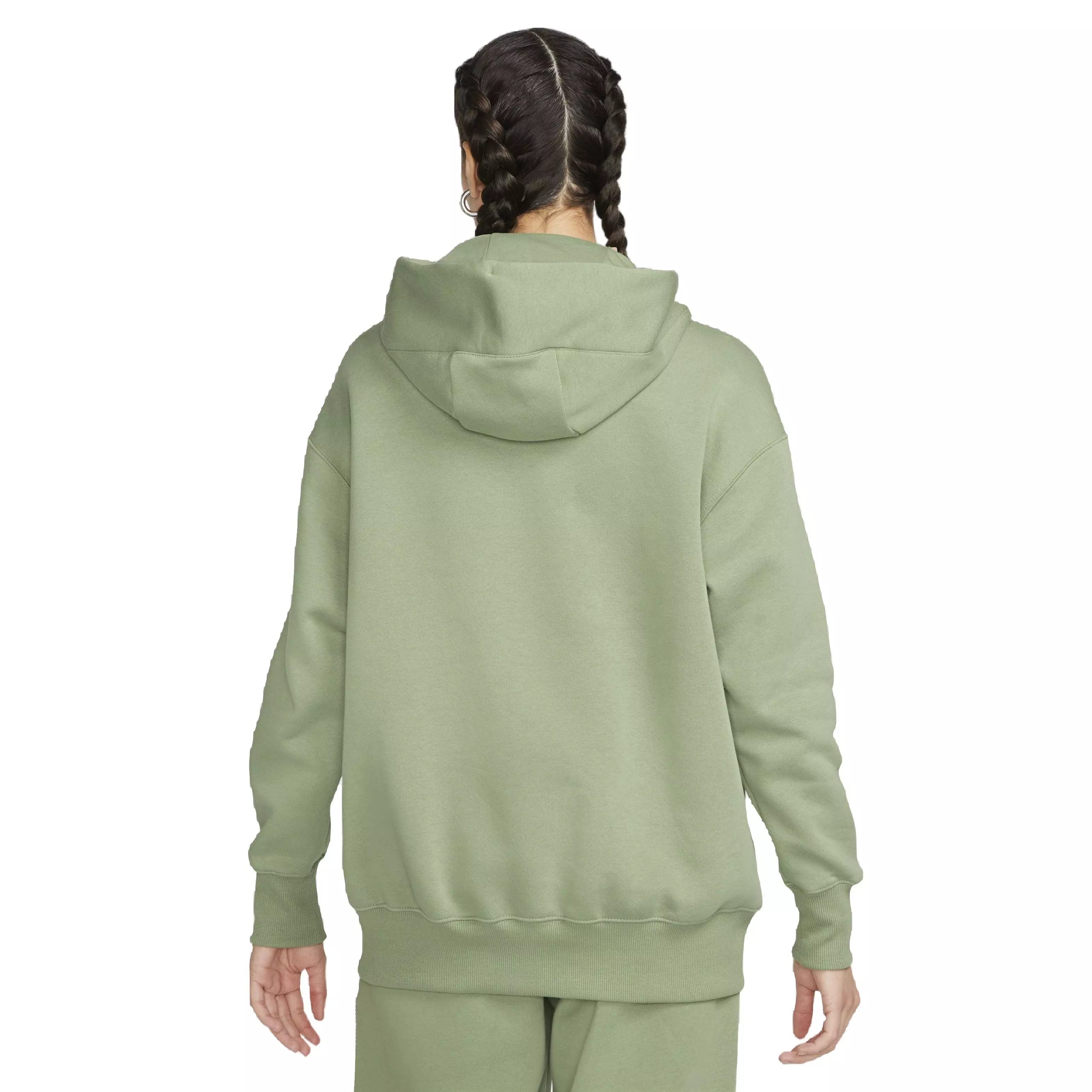 Nike Women's Sportswear Phoenix Fleece Oversized Pullover Hoodie - GREEN