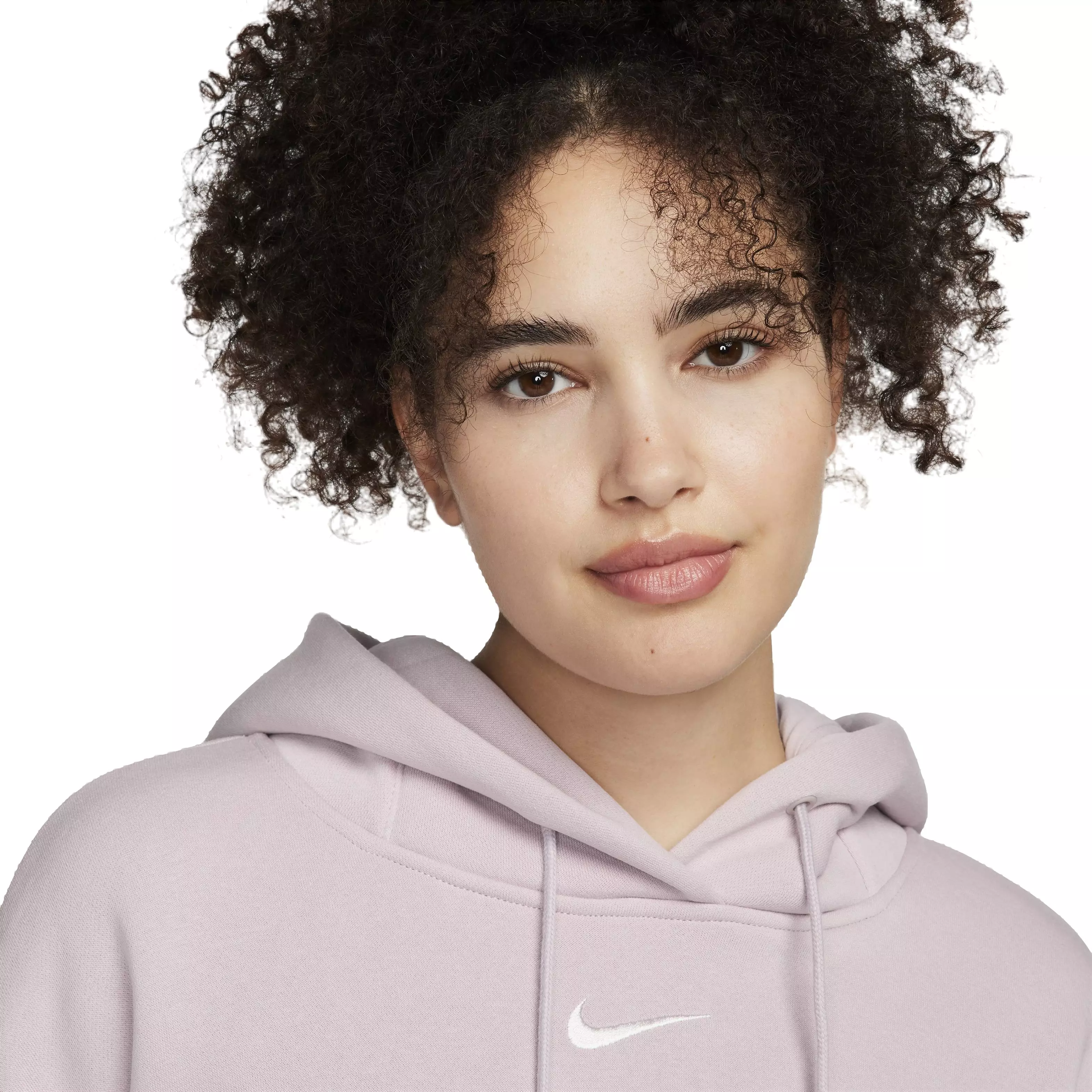 Nike Women's Sportswear Phoenix Fleece Oversized Pullover Hoodie - PURPLE
