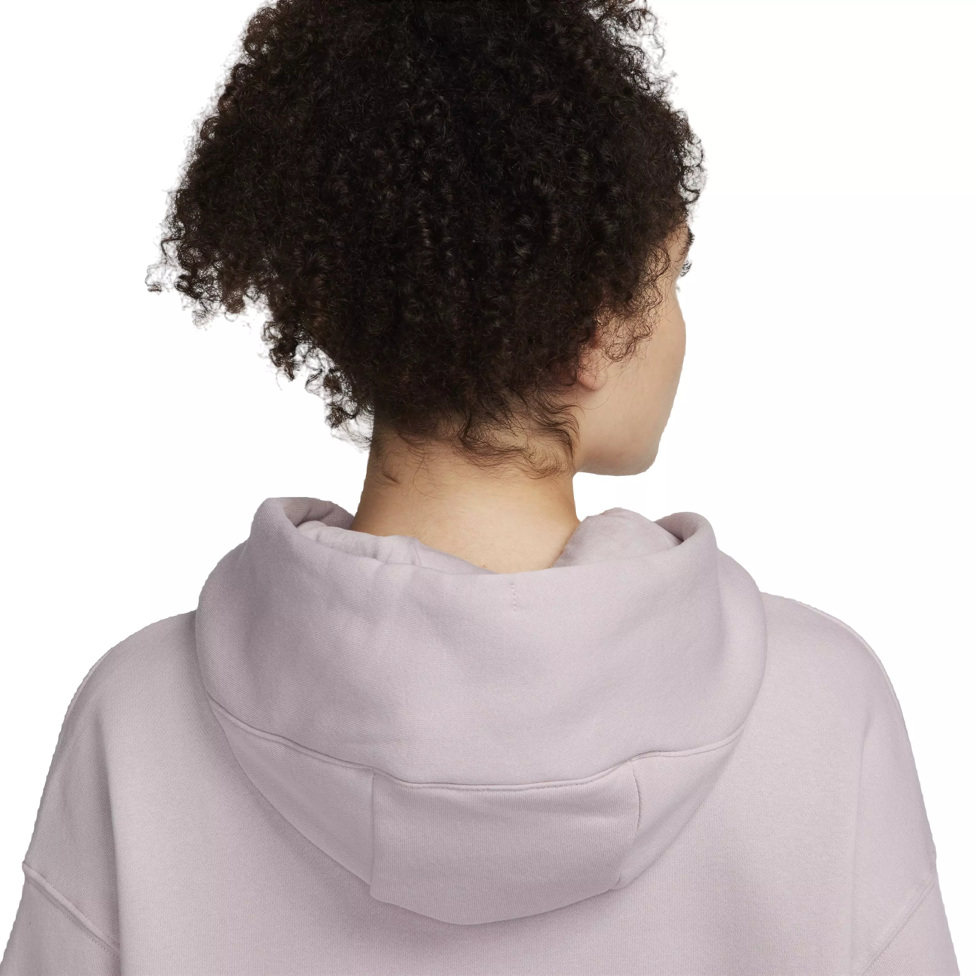 Nike Women's Sportswear Phoenix Fleece Oversized Pullover Hoodie - PURPLE