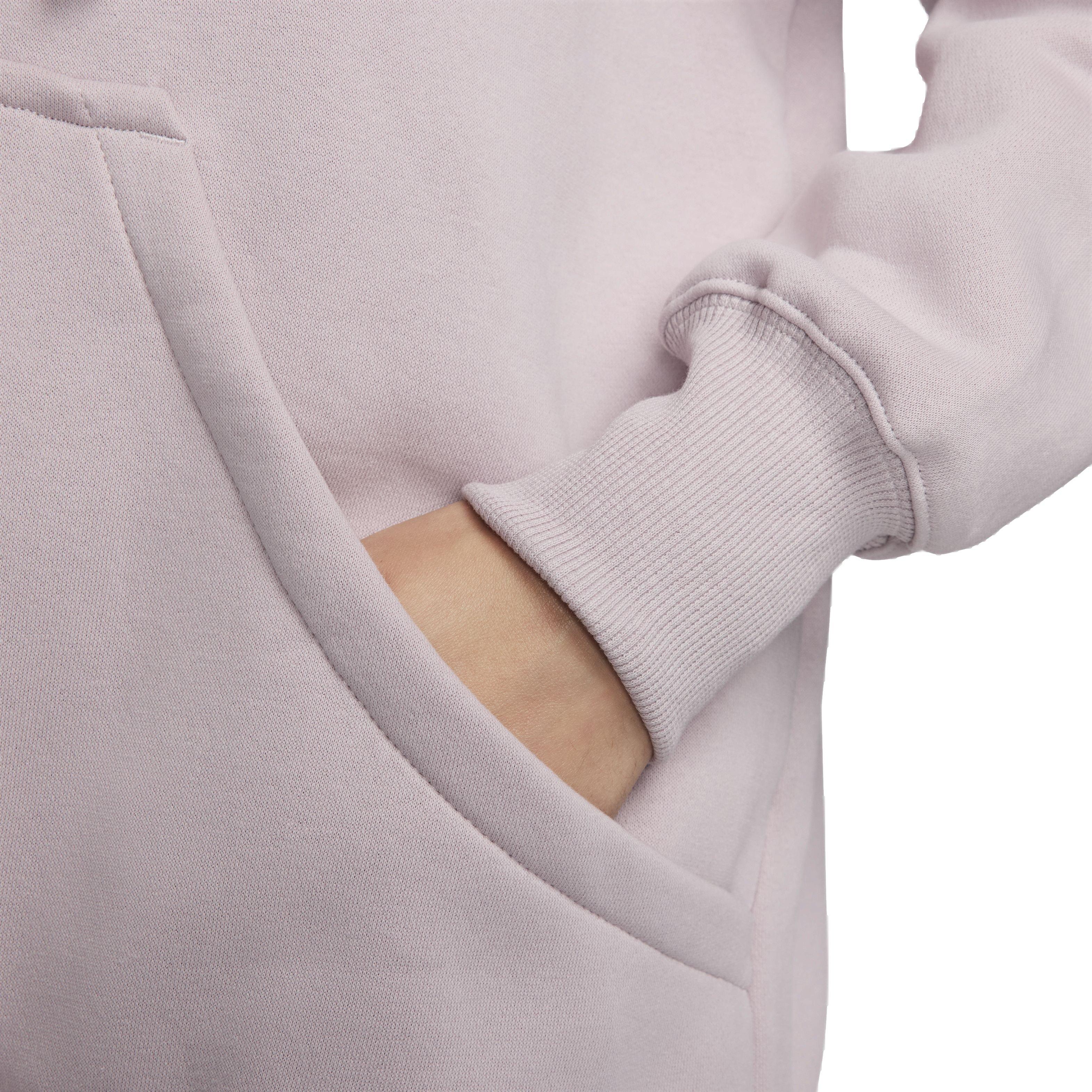 Nike Women's Sportswear Phoenix Fleece Oversized Pullover Hoodie - PURPLE Thumbnail View 5