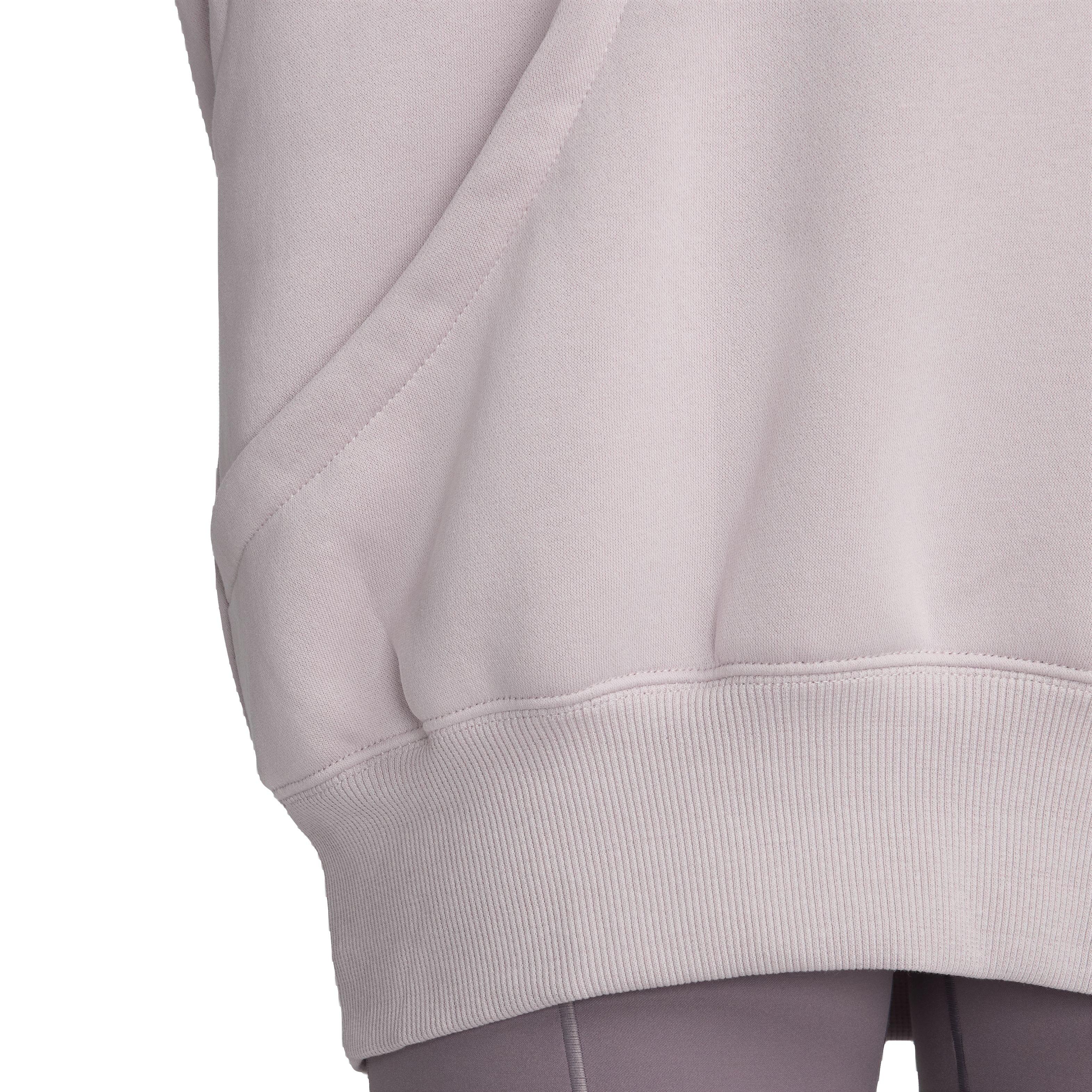 Nike Women's Sportswear Phoenix Fleece Oversized Pullover Hoodie - PURPLE Thumbnail View 7