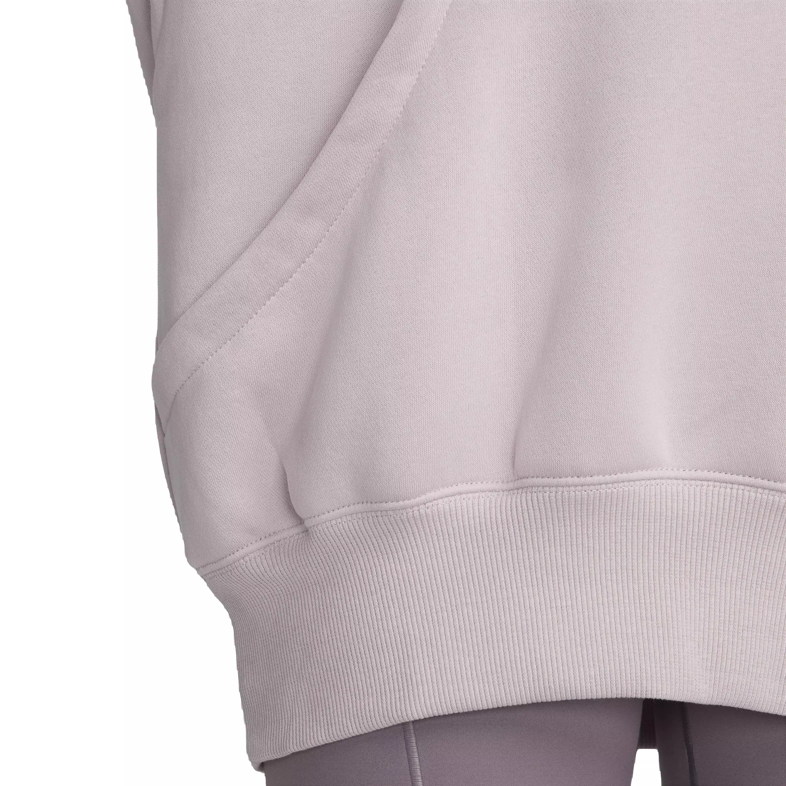 Nike Women's Sportswear Phoenix Fleece Oversized Pullover Hoodie - PURPLE