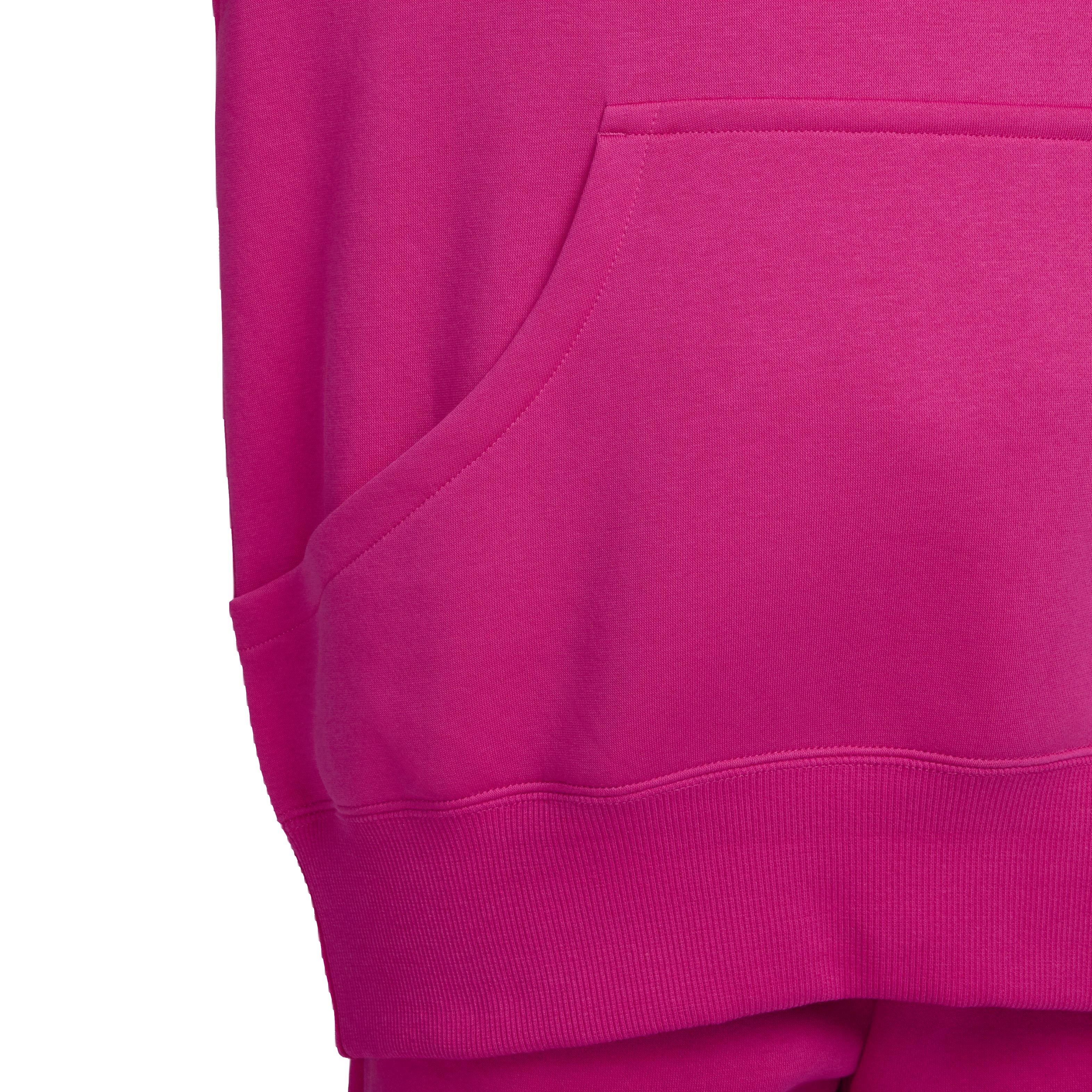 Nike Women's Sportswear Phoenix Fleece Oversized Pullover Hoodie - PINK Thumbnail View 6