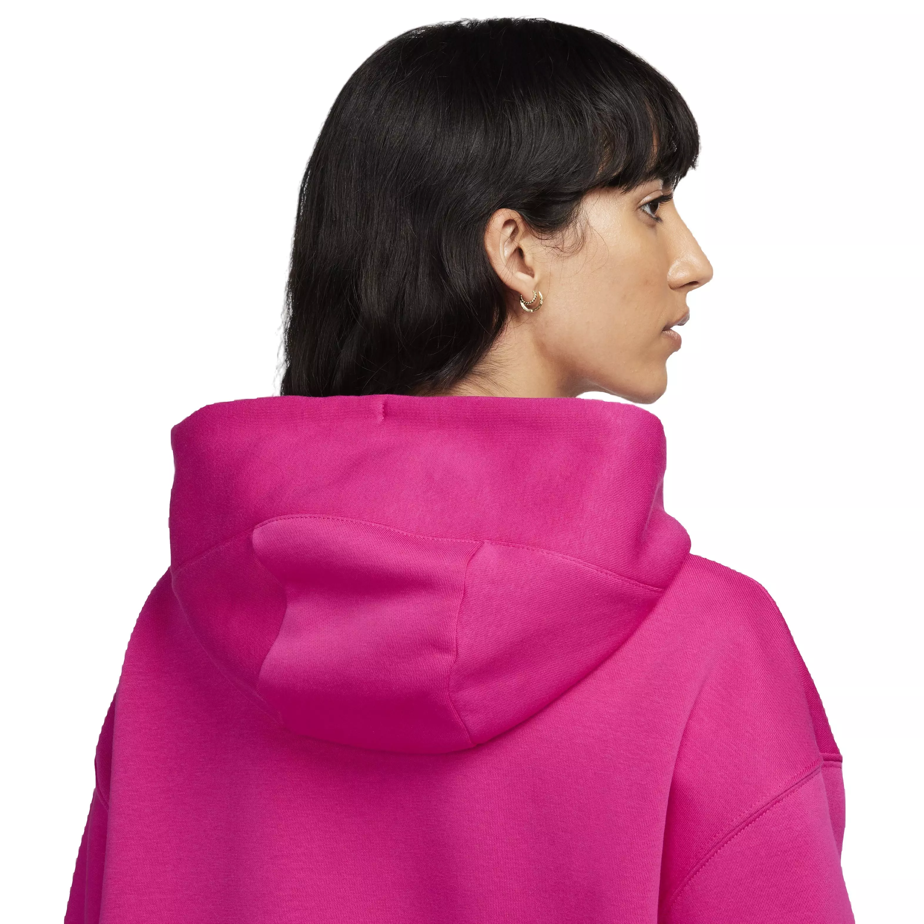 Nike Women's Sportswear Phoenix Fleece Oversized Pullover Hoodie - PINK