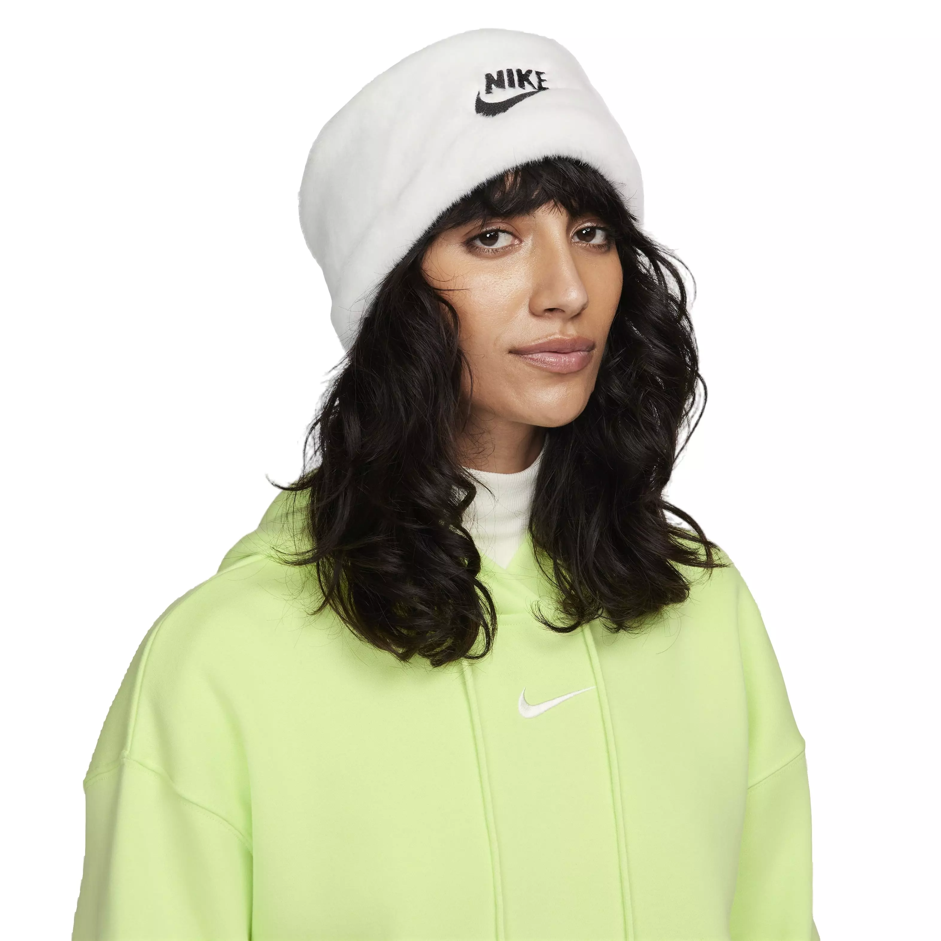 Nike Women's Sportswear Phoenix Fleece Oversized Pullover Hoodie - YELLOW