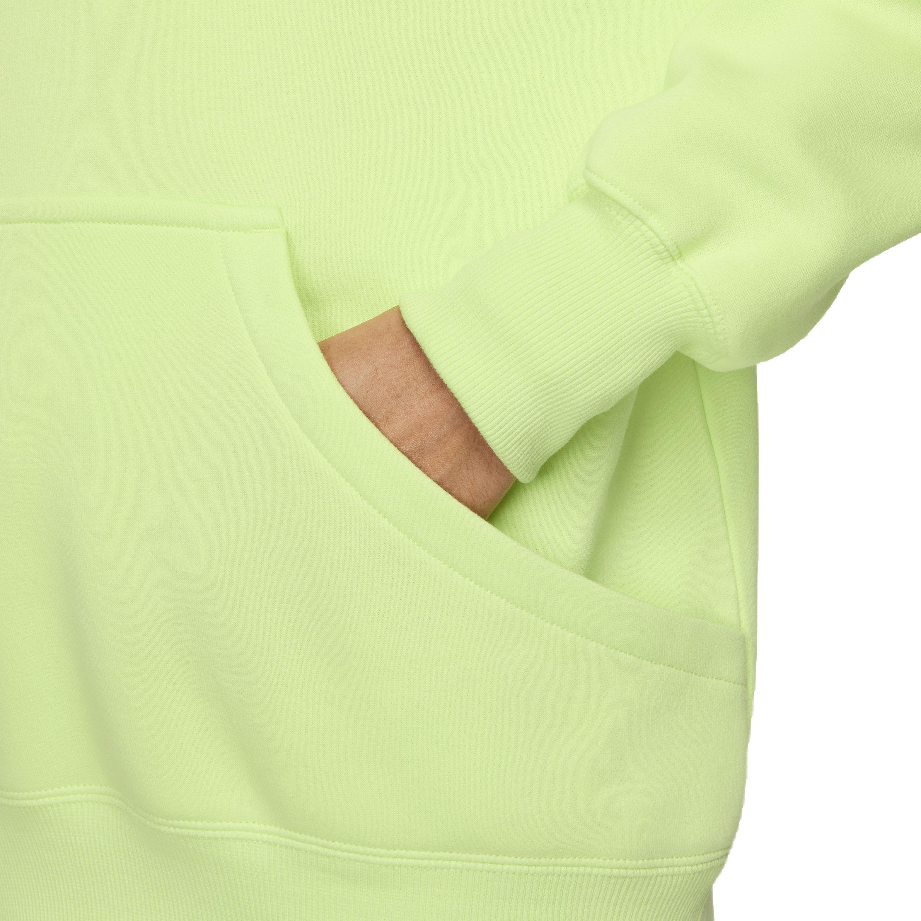 Nike Women's Sportswear Phoenix Fleece Oversized Pullover Hoodie - YELLOW Thumbnail View 4