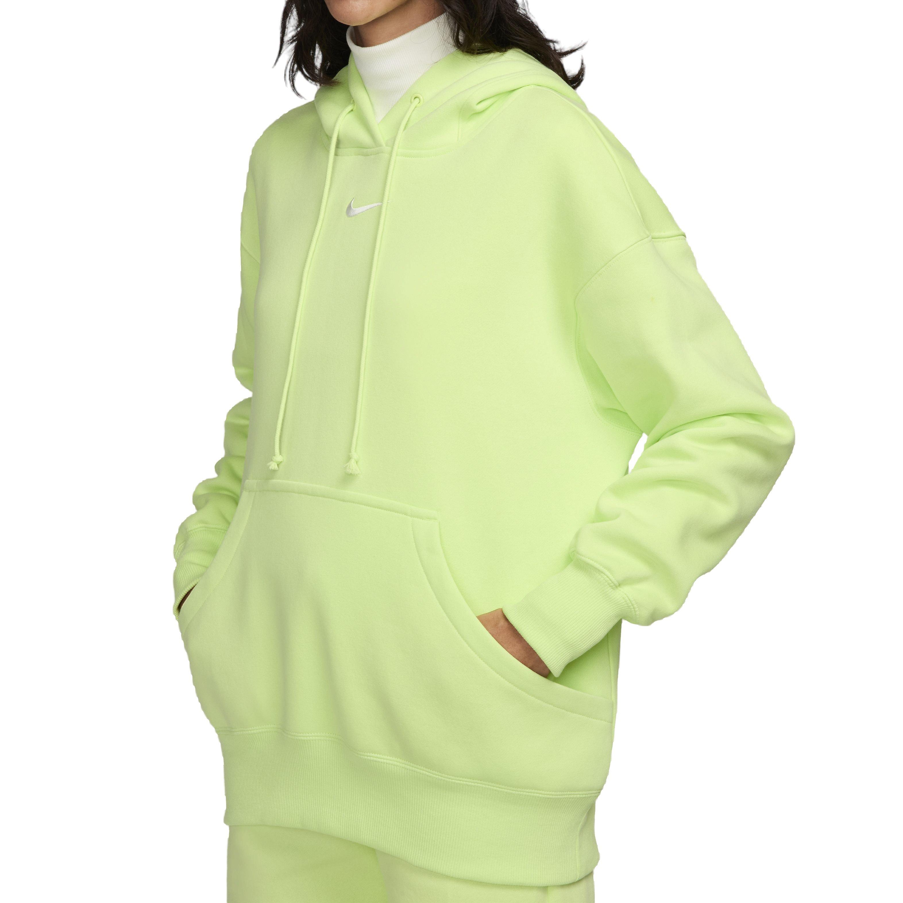 Nike Women's Sportswear Phoenix Fleece Oversized Pullover Hoodie - YELLOW Thumbnail View 5