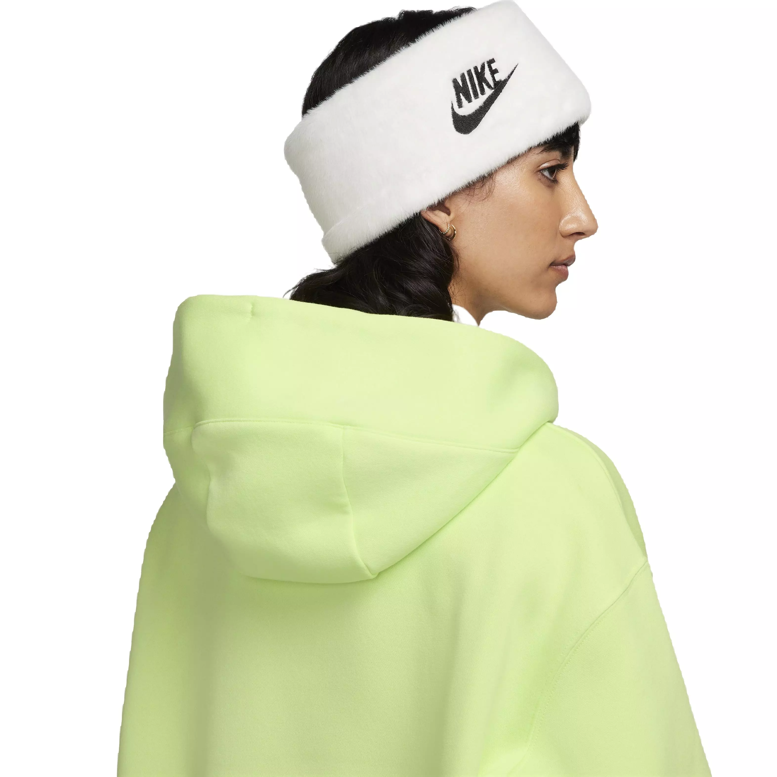 Nike Women's Sportswear Phoenix Fleece Oversized Pullover Hoodie - YELLOW