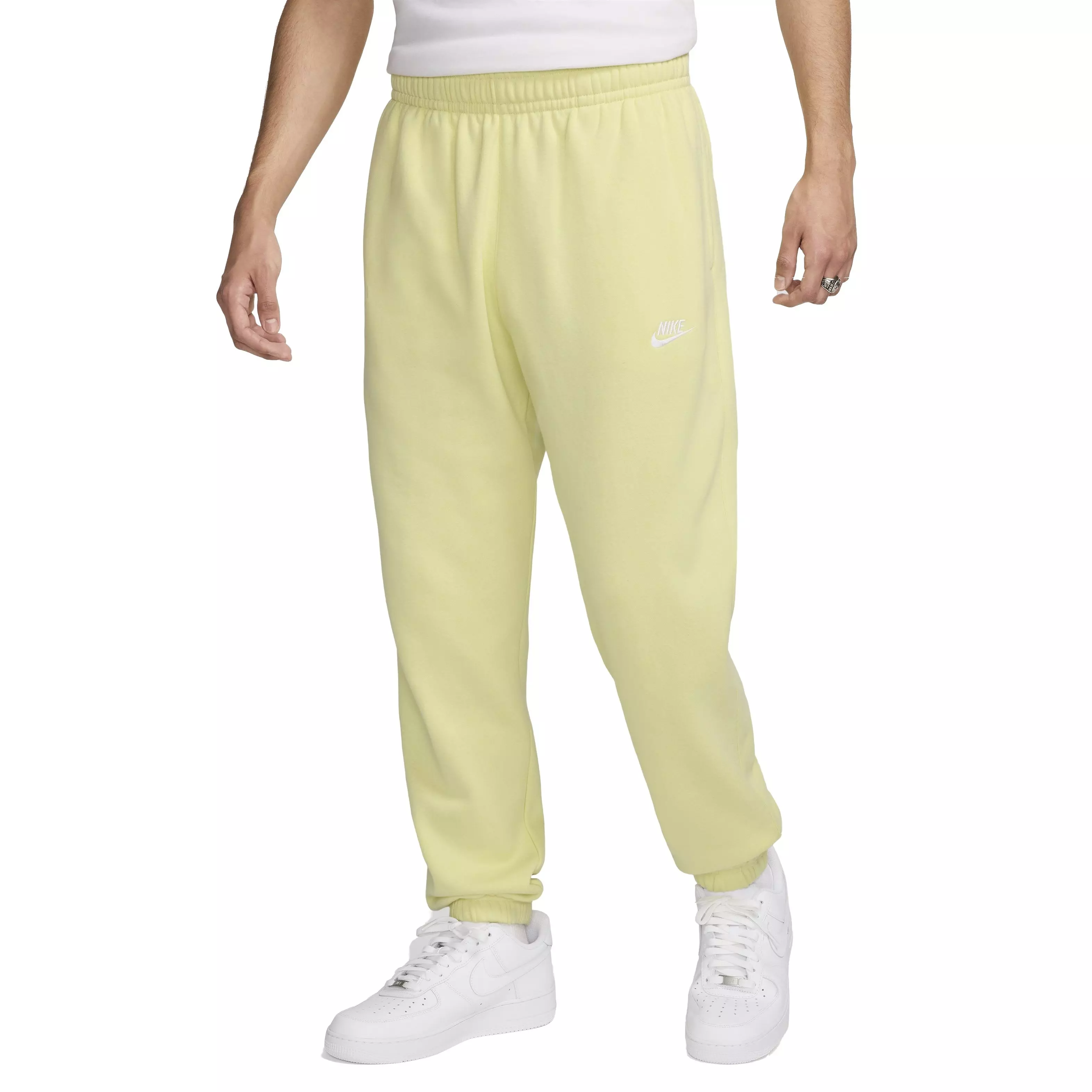 Nike Men's Sportswear Club Fleece Pants - Lime - LIME