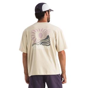 The North Face Men's Sun Oversized SS Graphic T-Shirt -Tan