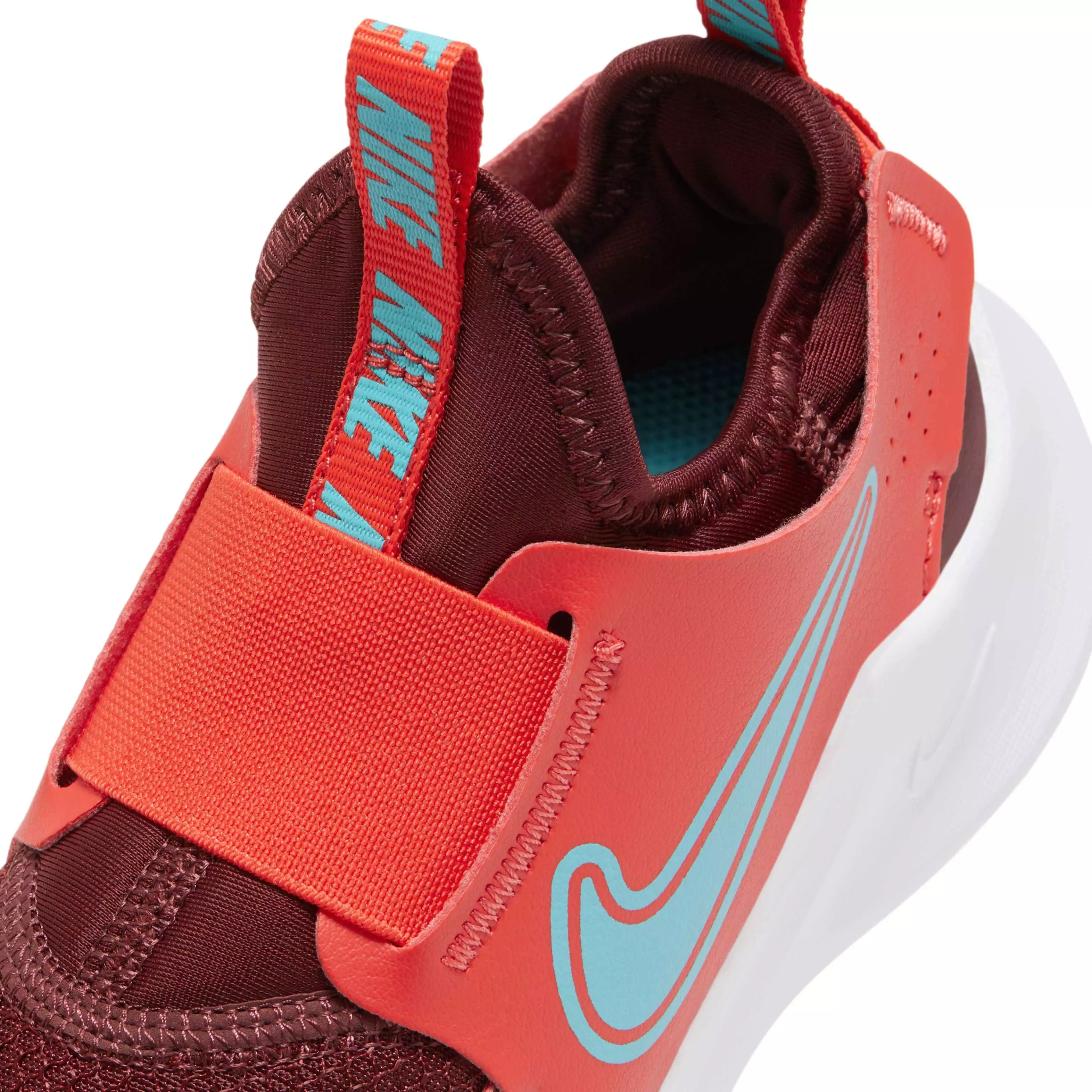 Nike Flex Runner 3 "Light Crimson/Dark Team Red/White/Dusty Cactus" Preschool Boys' Running Shoe - LT CRIMSON/DK RED/WHITE/CACTUS