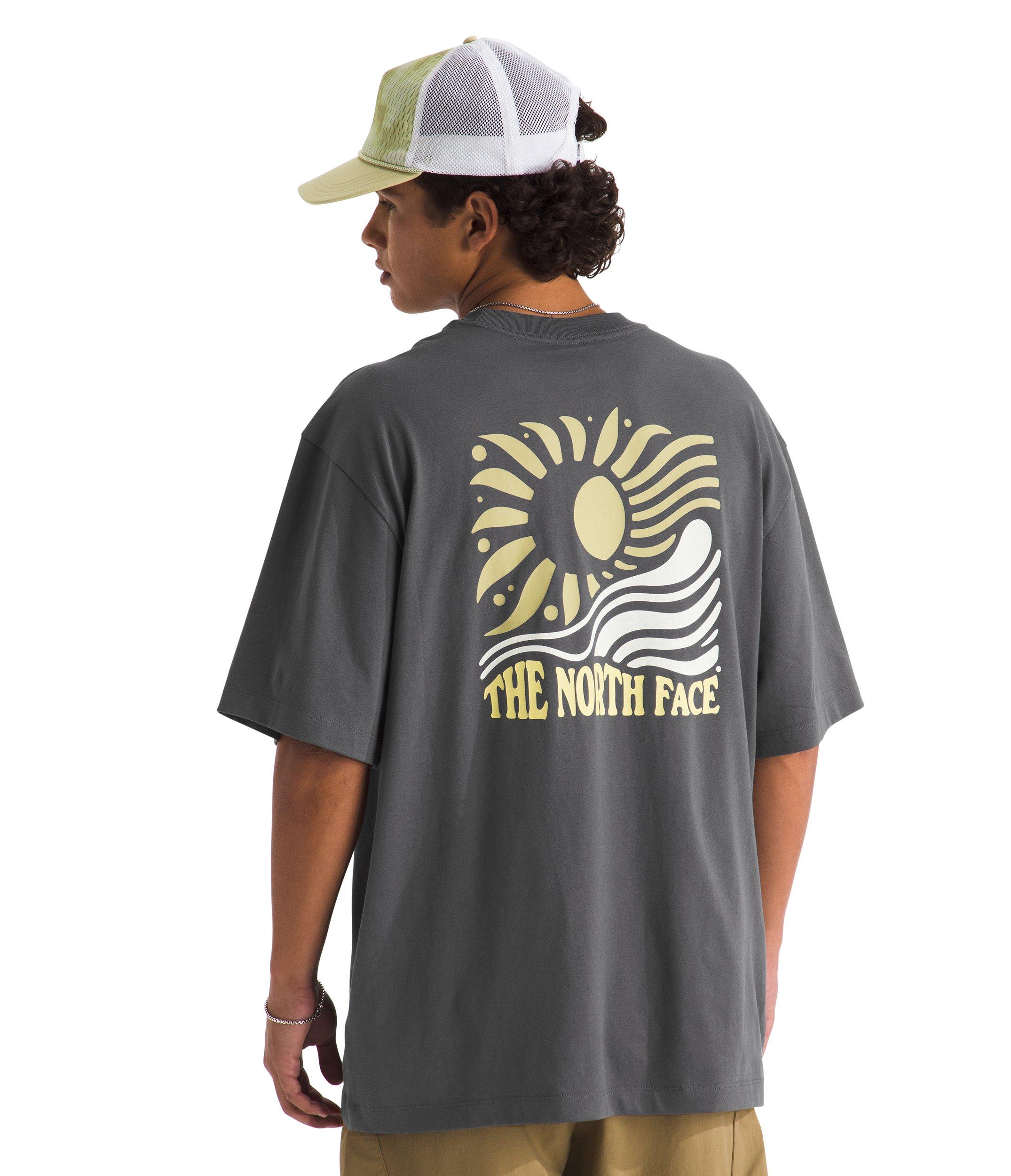 The North Face Men's Sun Oversized SS Graphic T-Shirt -Grey - GREY Thumbnail View 2