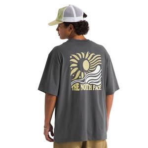 The North Face Men's Sun Oversized SS Graphic T-Shirt -Grey