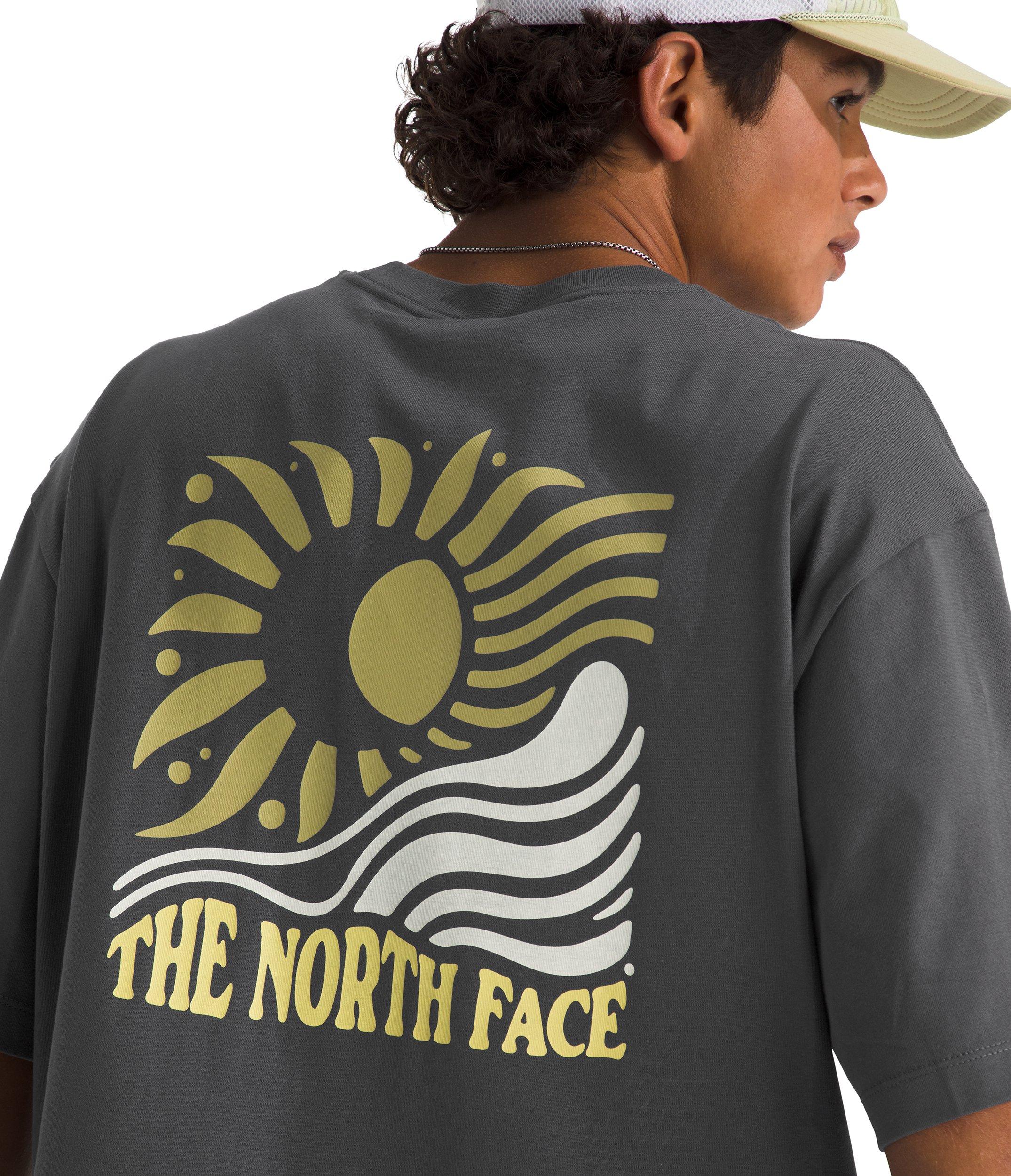 The North Face Men's Sun Oversized SS Graphic T-Shirt -Grey - GREY Thumbnail View 3
