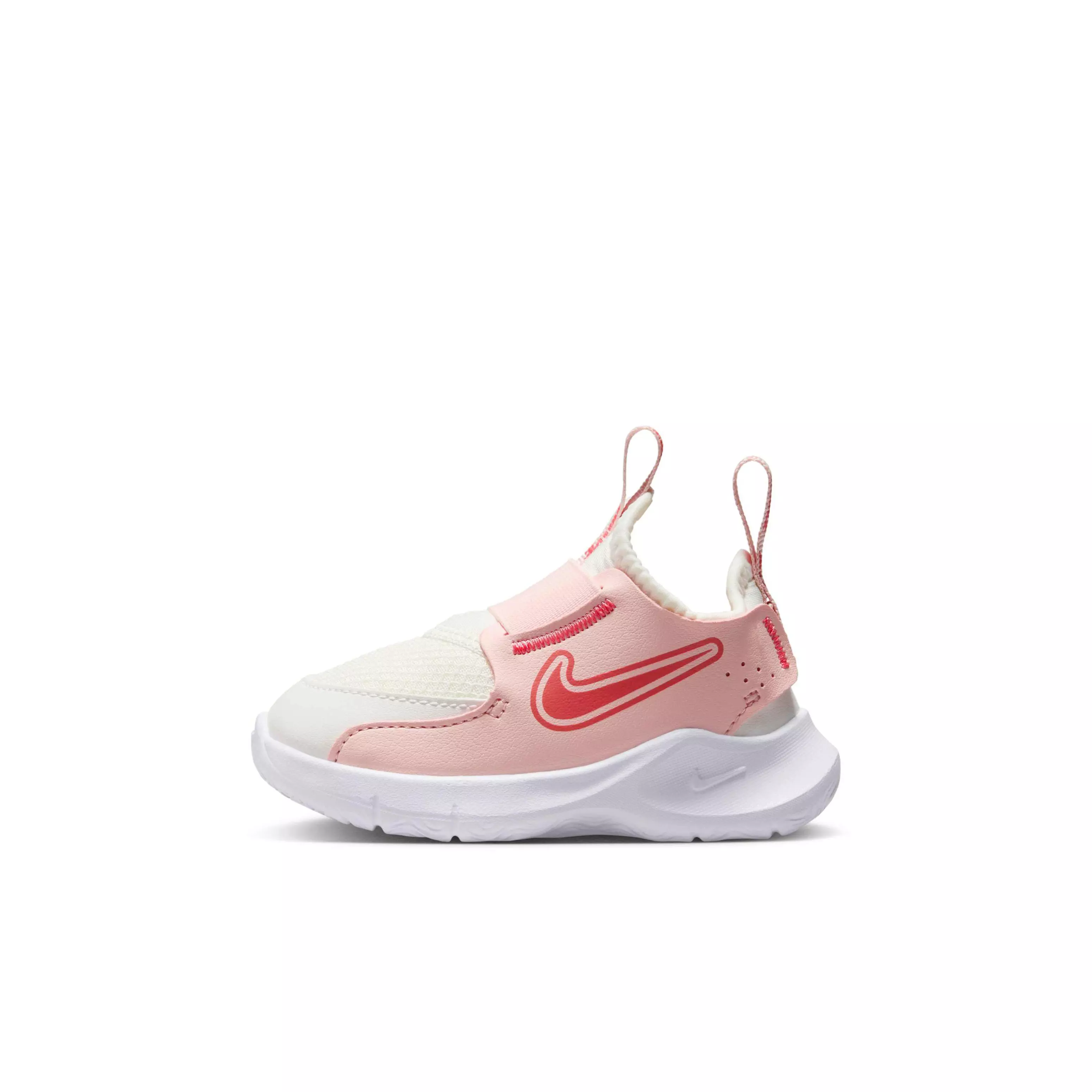 Nike Flex Runner 3 "Summit White/Echo Pink/Magic Ember" Infant Boys' Running Shoe - WHITE/PINK/EMBER
