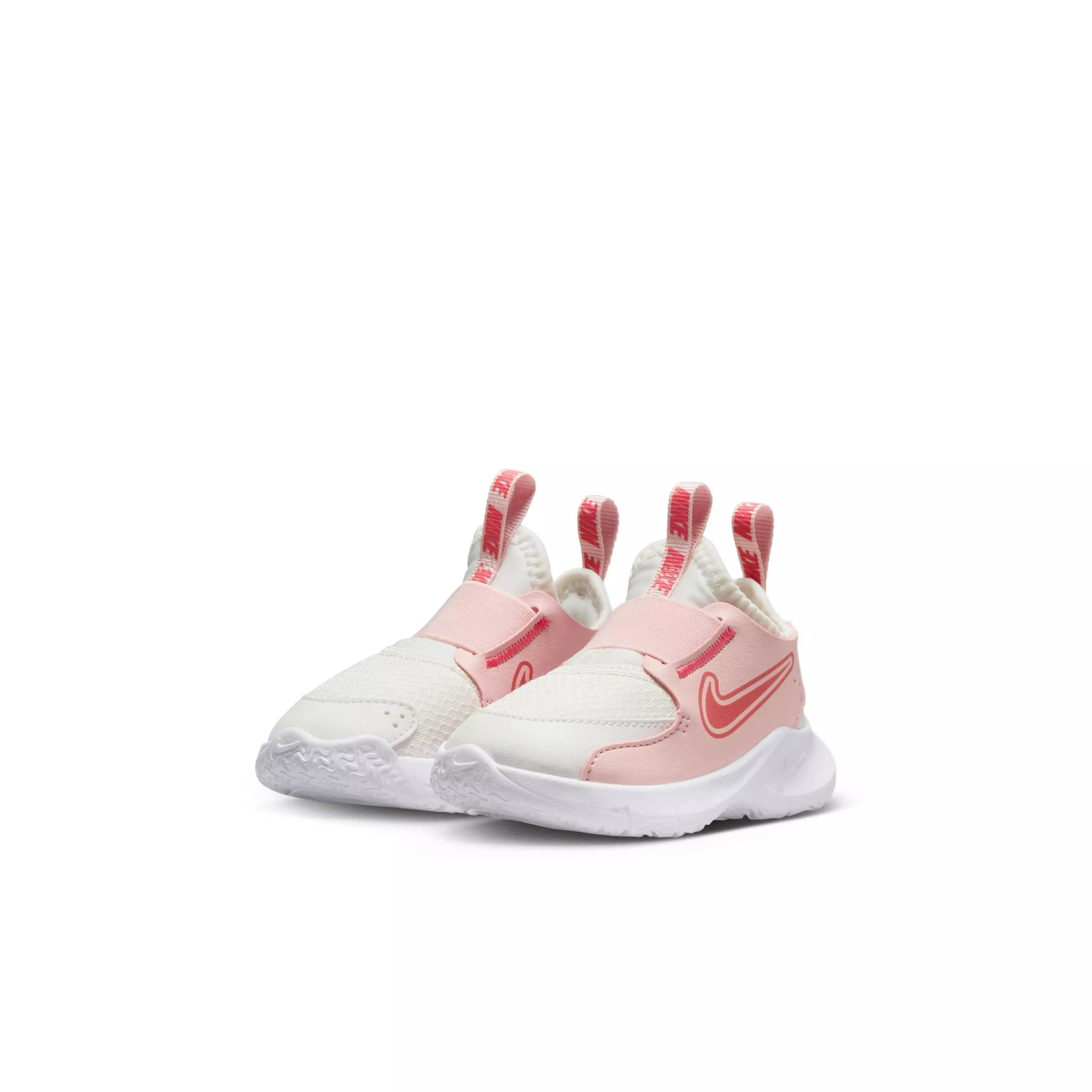 Nike Flex Runner 3 "Summit White/Echo Pink/Magic Ember" Infant Boys' Running Shoe - WHITE/PINK/EMBER
