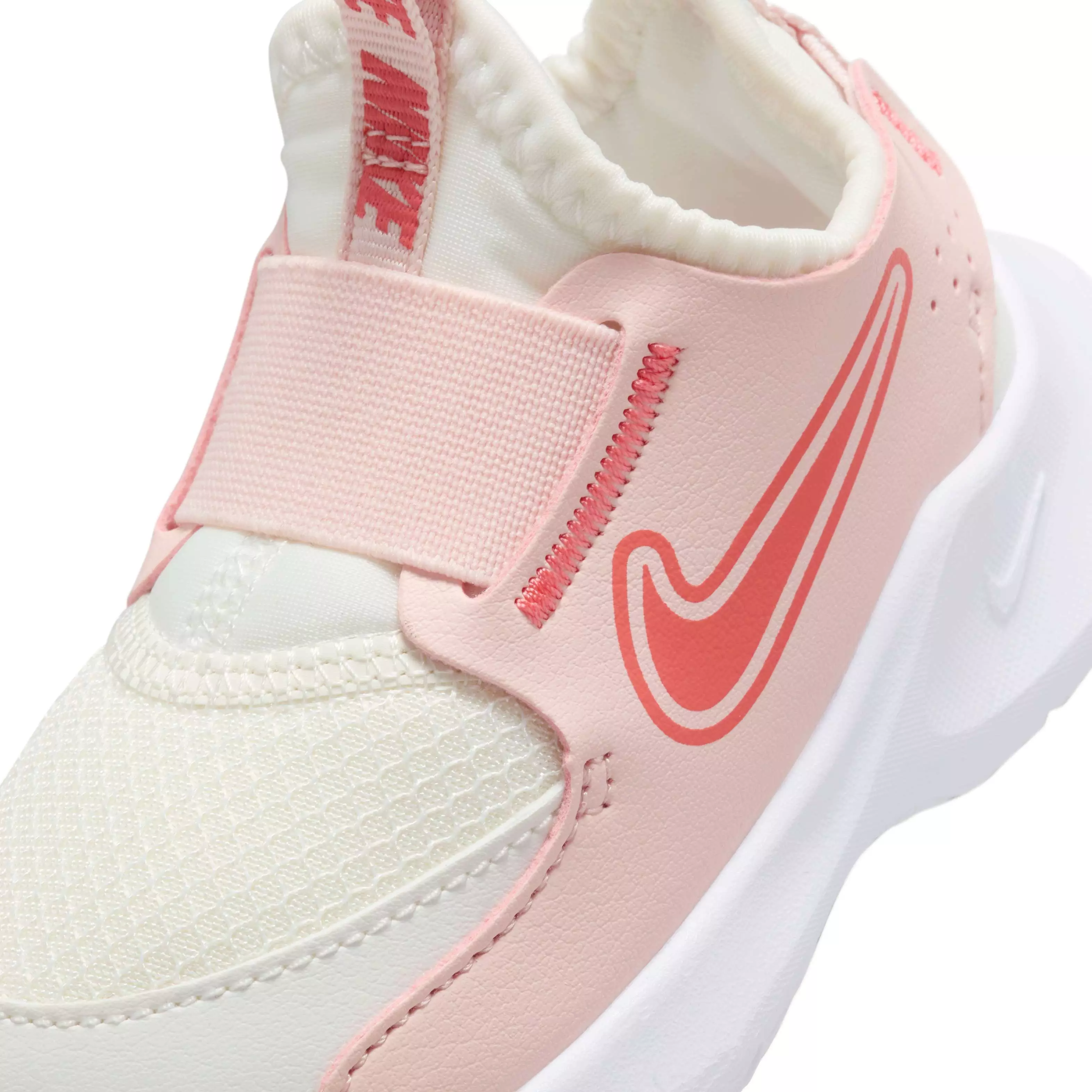 Nike Flex Runner 3 "Summit White/Echo Pink/Magic Ember" Infant Boys' Running Shoe - WHITE/PINK/EMBER