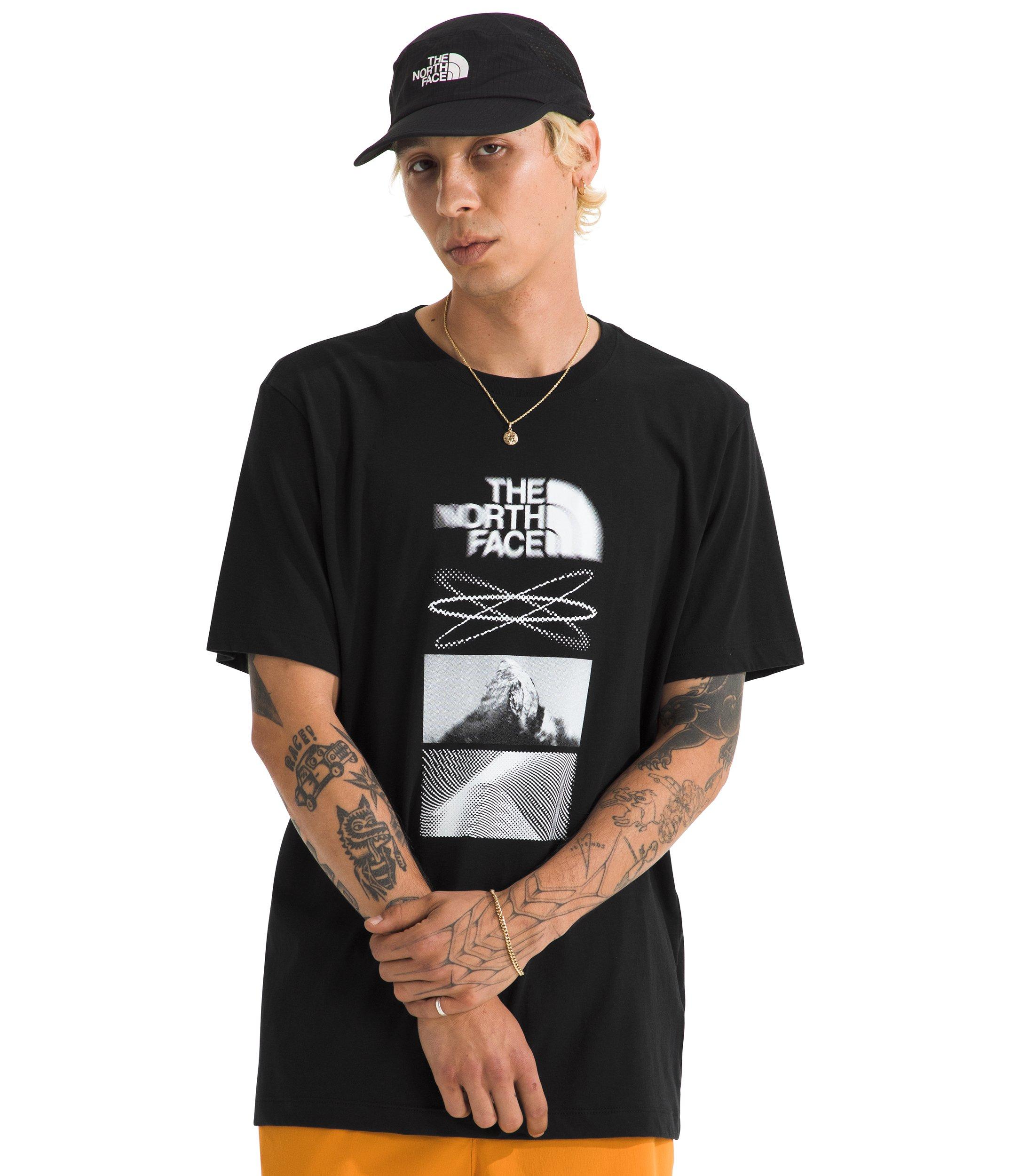 The North Face Men's Obsidian Orbit T-Shirt -Black - BLACK Thumbnail View 1