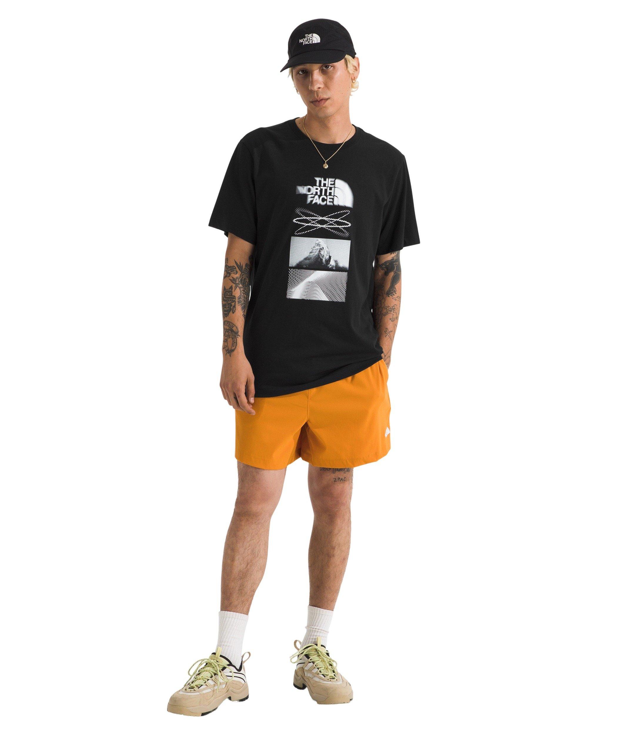 The North Face Men's Obsidian Orbit T-Shirt -Black - BLACK Thumbnail View 3