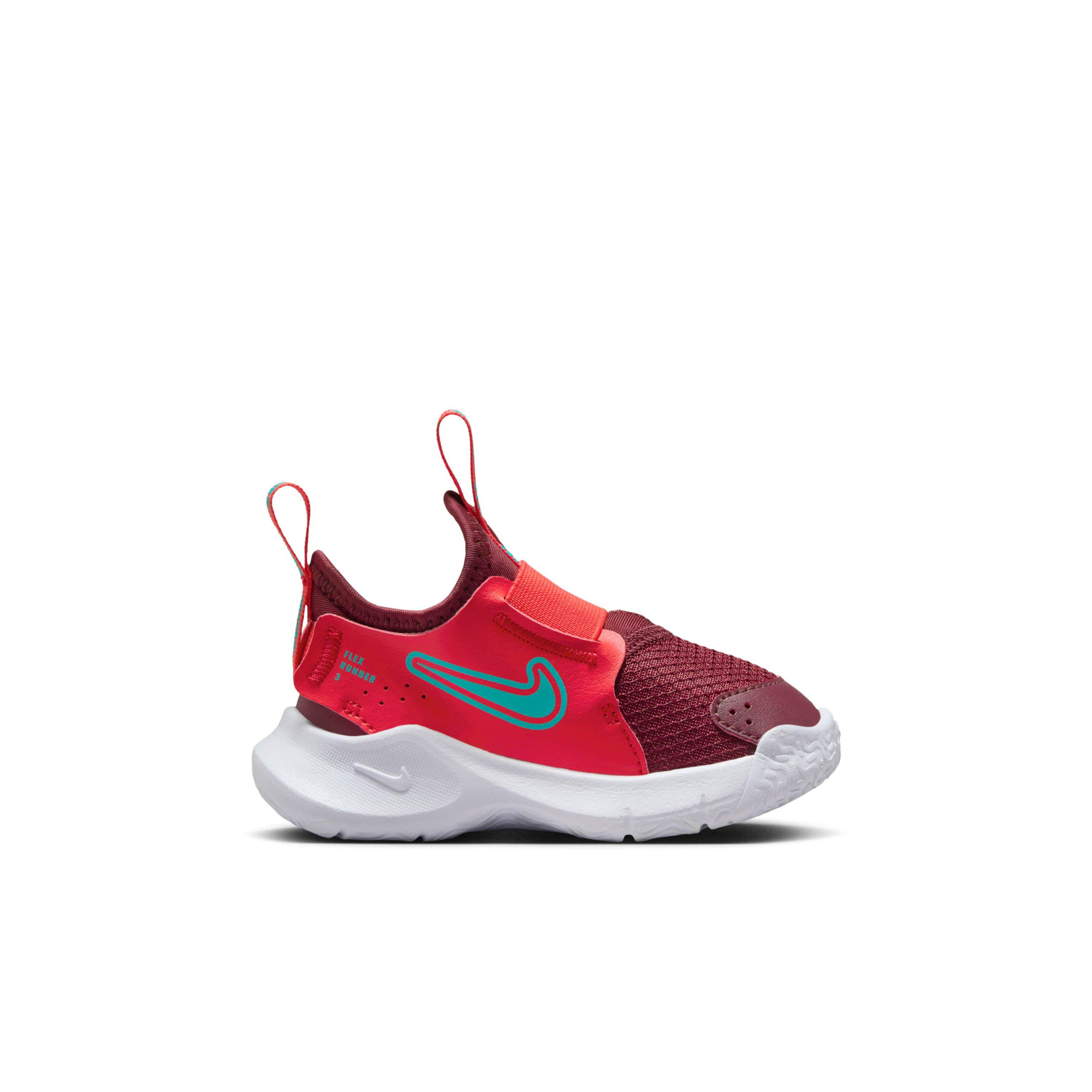 Nike Flex Runner 3 "Light Crimson/Dark Team Red/White/Dusty Cactus" Infant Boys' Running Shoe - LT CRIMSON/DK RED/WHITE/CACTUS Thumbnail View 1