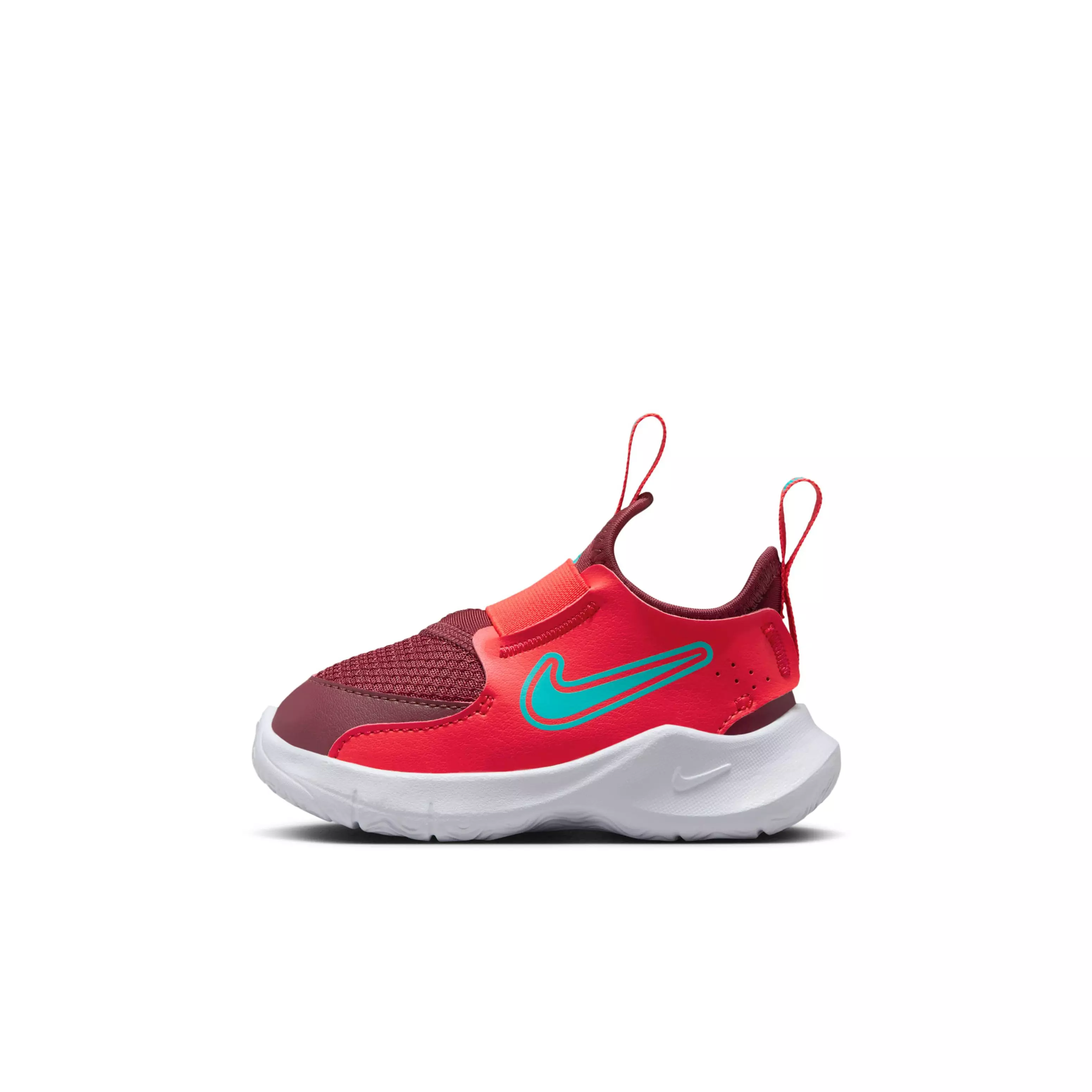 Nike Flex Runner 3 "Light Crimson/Dark Team Red/White/Dusty Cactus" Infant Boys' Running Shoe - LT CRIMSON/DK RED/WHITE/CACTUS