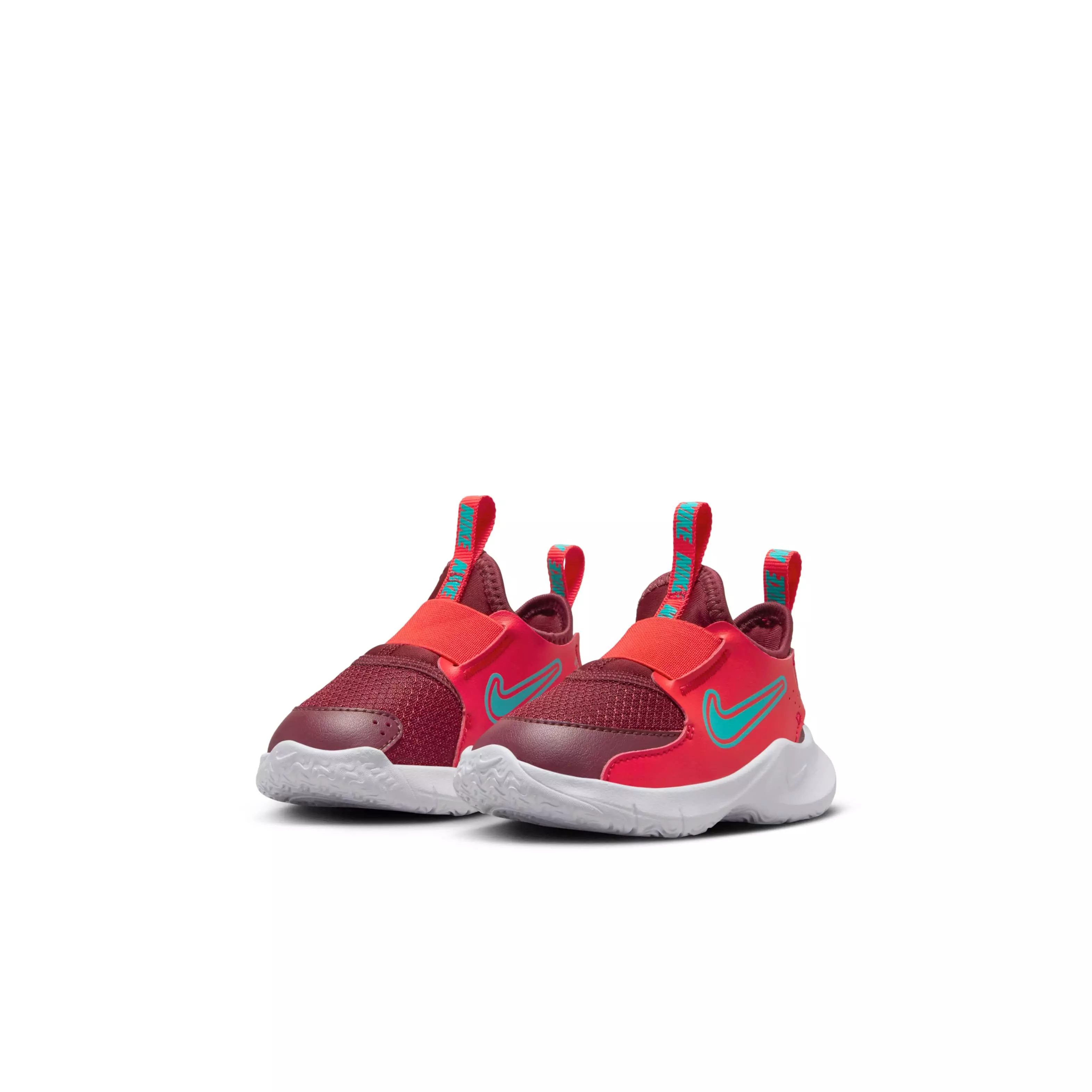Nike Flex Runner 3 "Light Crimson/Dark Team Red/White/Dusty Cactus" Infant Boys' Running Shoe - LT CRIMSON/DK RED/WHITE/CACTUS