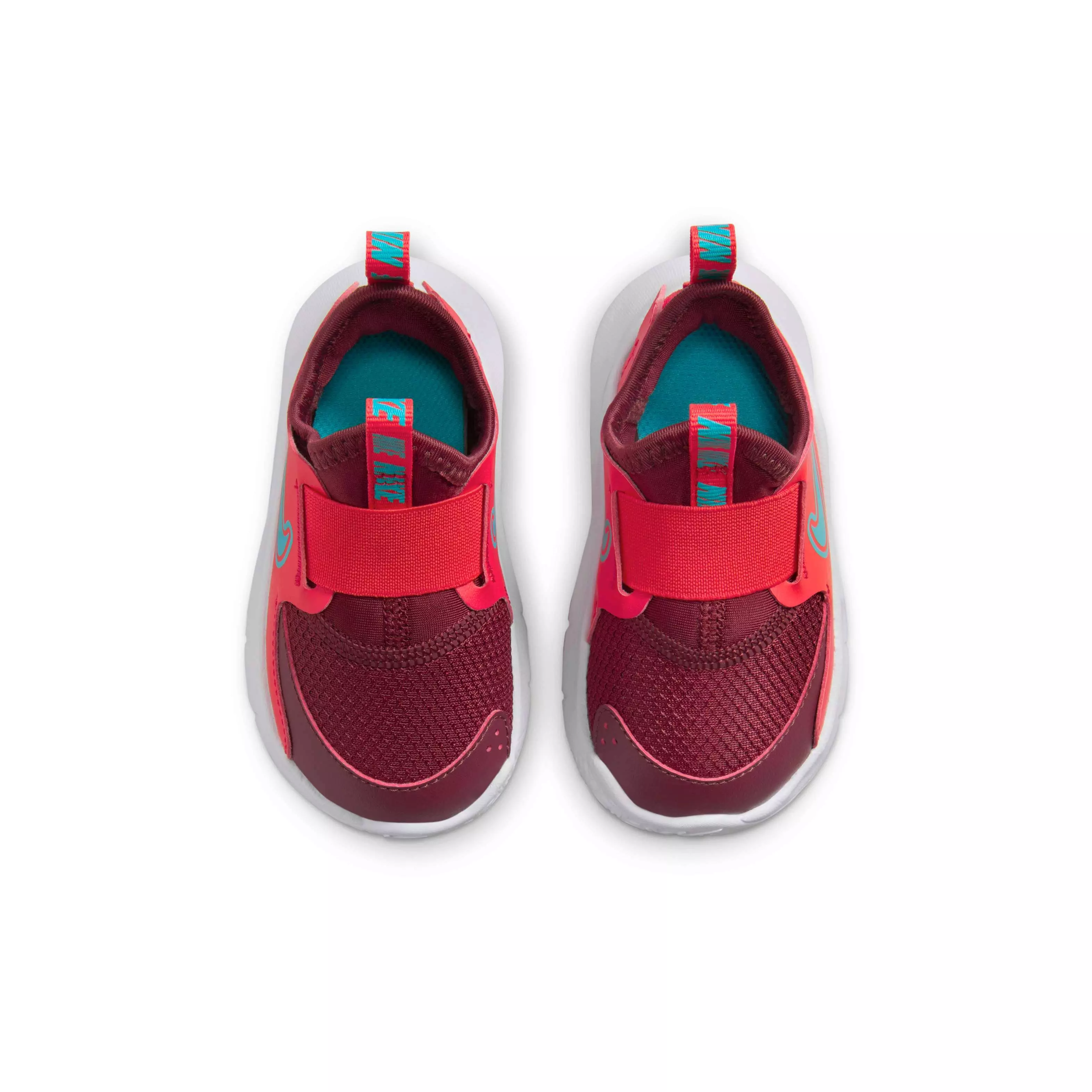 Nike Flex Runner 3 "Light Crimson/Dark Team Red/White/Dusty Cactus" Infant Boys' Running Shoe - LT CRIMSON/DK RED/WHITE/CACTUS