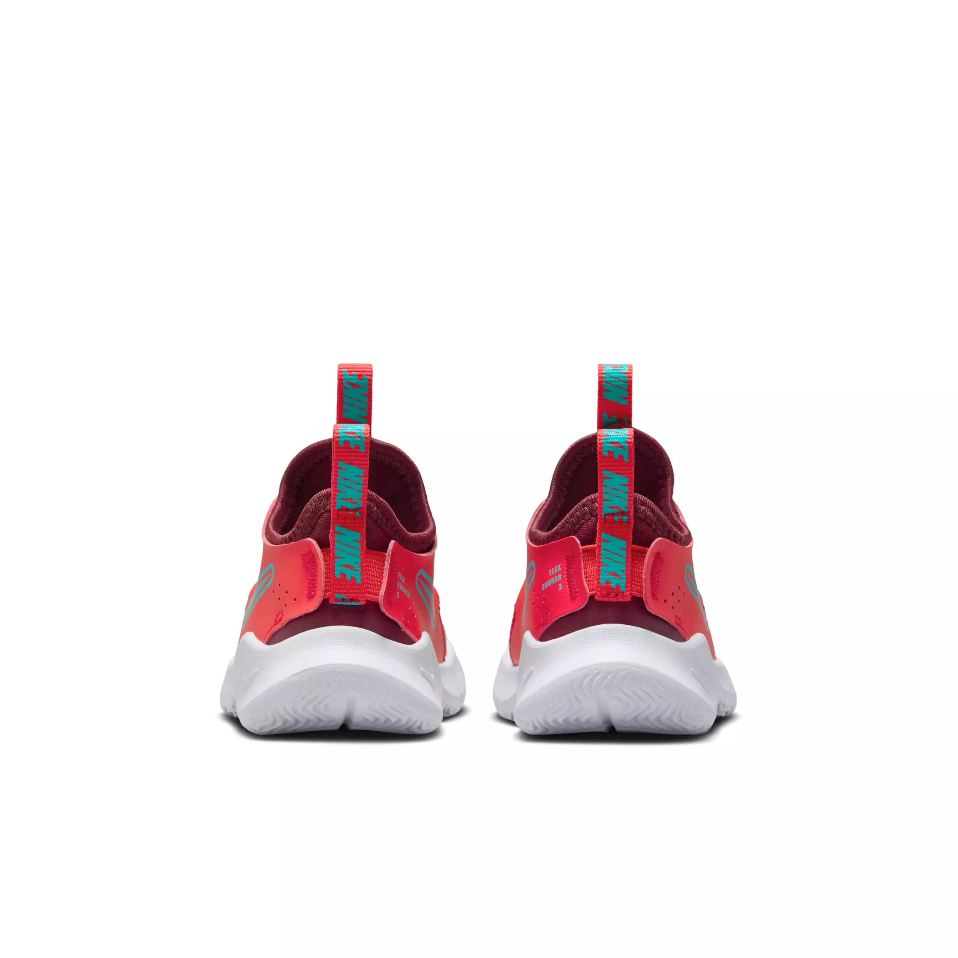 Nike Flex Runner 3 "Light Crimson/Dark Team Red/White/Dusty Cactus" Infant Boys' Running Shoe - LT CRIMSON/DK RED/WHITE/CACTUS