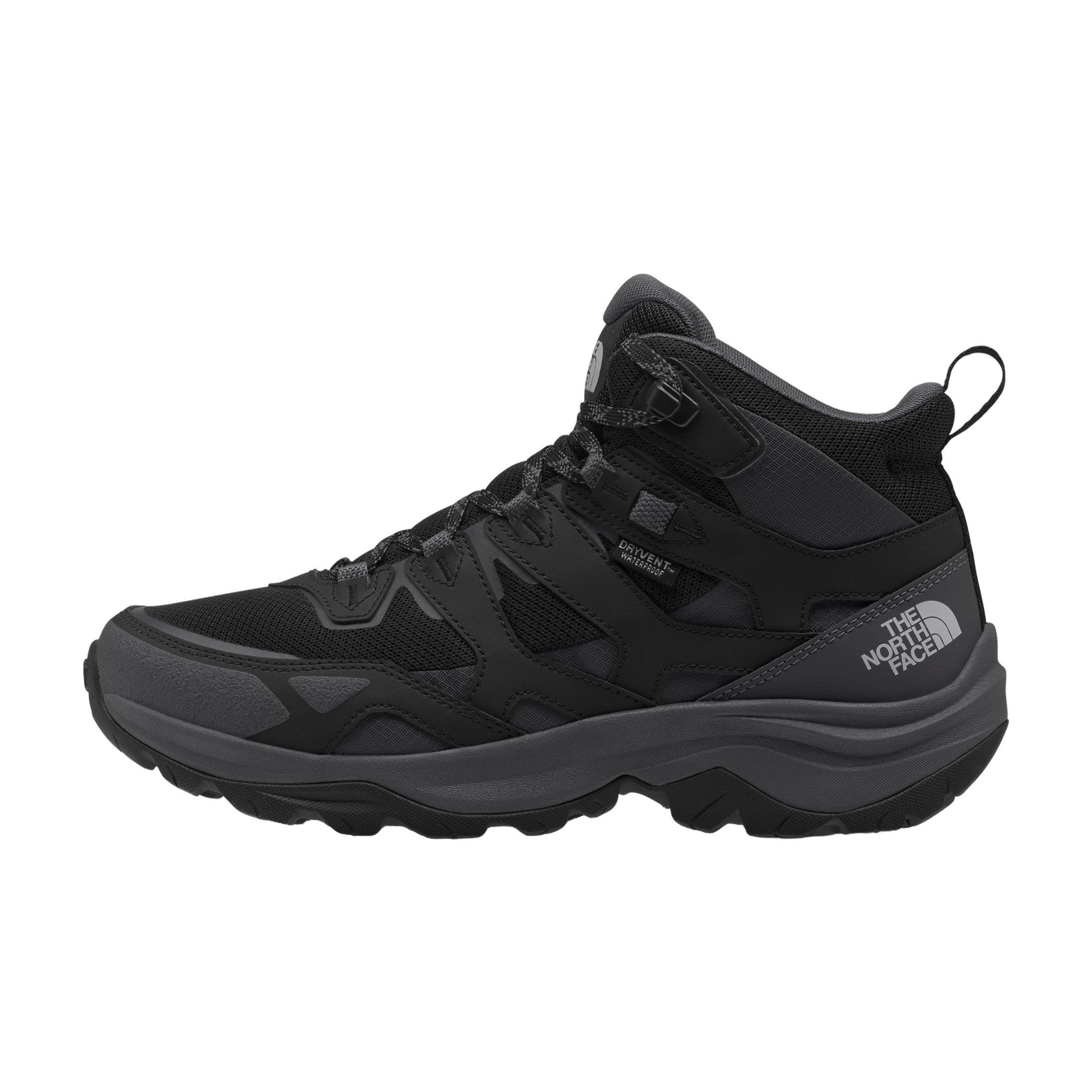 The North Face Hedgehog 3 Mid Waterproof "TNF Black/Asphalt Grey" Men's Boot - BLACK/GREY Thumbnail View 1