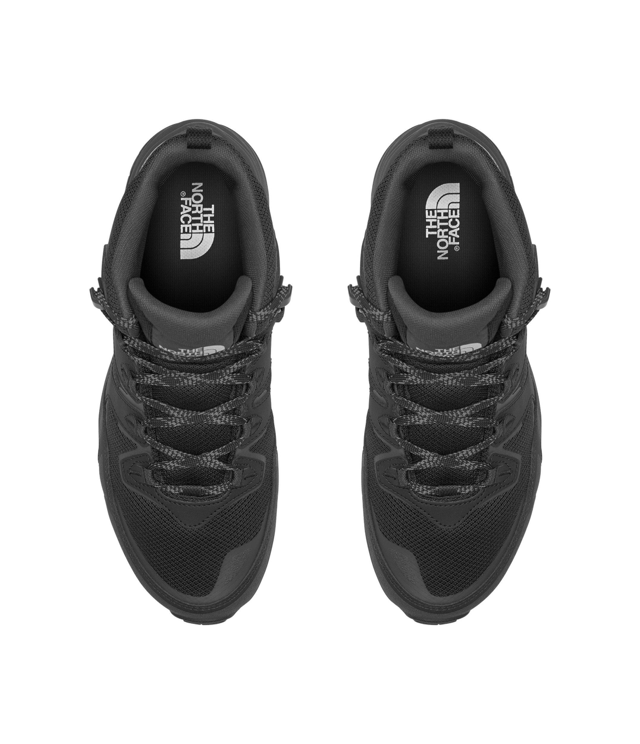 The North Face Hedgehog 3 Mid Waterproof "TNF Black/Asphalt Grey" Men's Boot - BLACK/GREY Thumbnail View 2